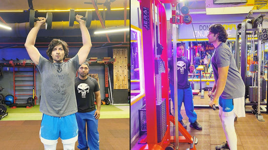 Ali Fazal training for his muscular Guddu Pandit physique