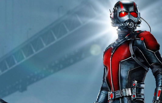 Ant-Man in his red and black suit