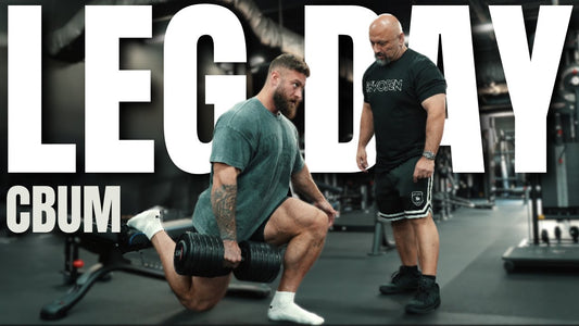 Chris Bumstead during a hamstring and glute-focused leg workout