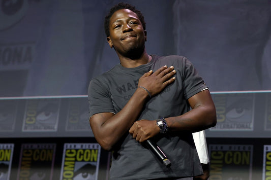 David Jonsson at the 2026 Marvel Comic-Con Black Panther announcement