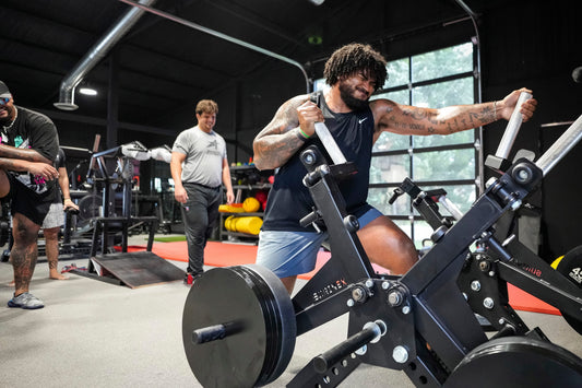 Drake Maye training during his 2026 NFL offseason