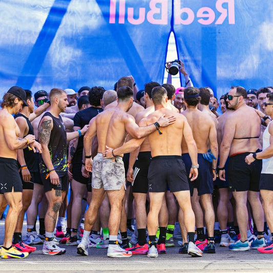HYROX athlete competing in a fitness race