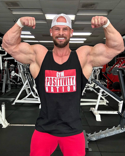 Joey Swoll promoting gym positivity