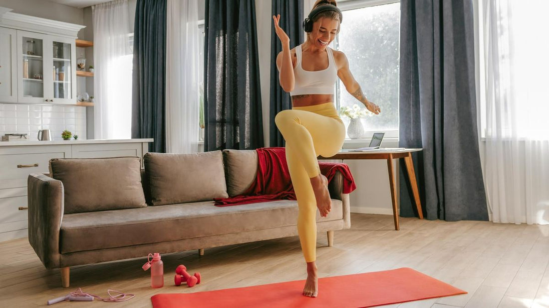 Low-impact standing cardio workout at home