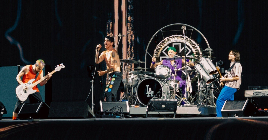 Red Hot Chili Peppers performing live