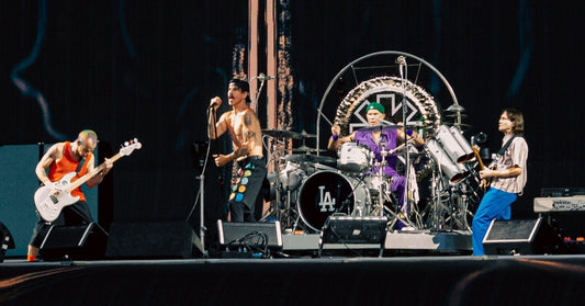 Red Hot Chili Peppers performing live