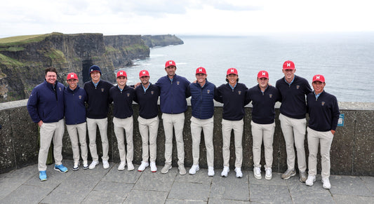 Miles Russell and Team USA at the 2026 Walker Cup at Lahinch