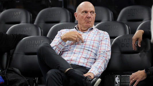 Steve Ballmer courtside with the Los Angeles Clippers in 2026