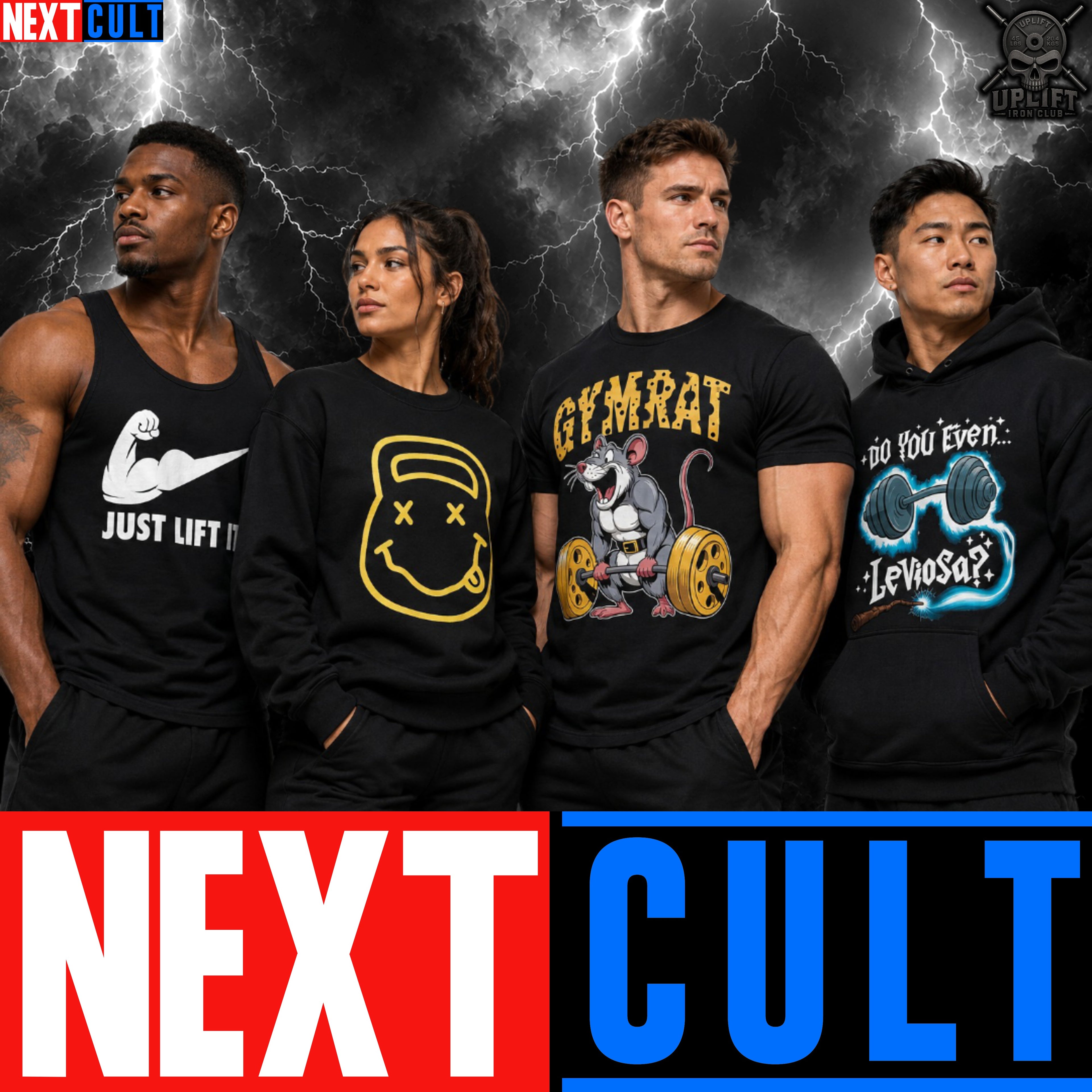 Funny Gym Shirts and Hilarious Pump Covers Collection- Next Cult Brand