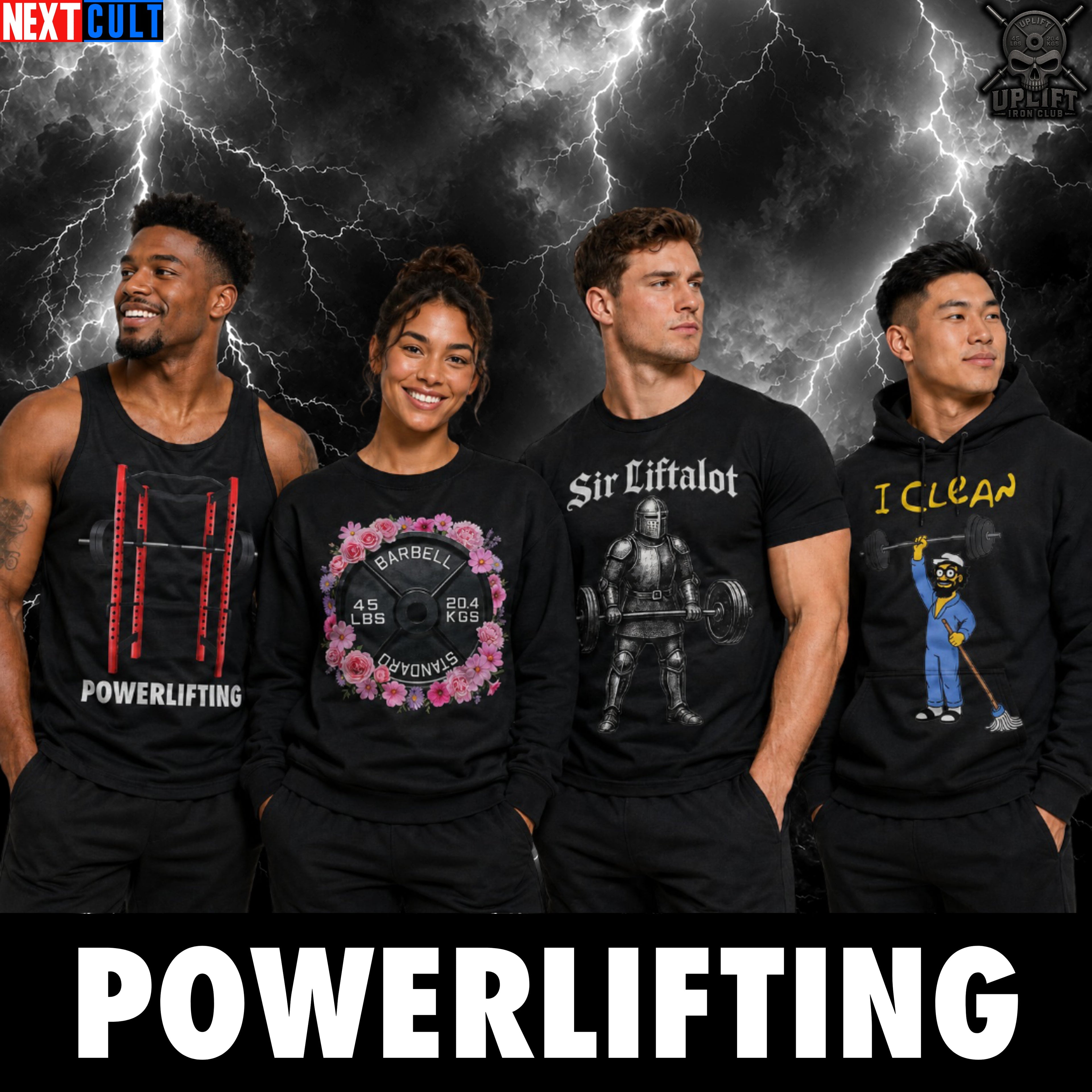 Funny Powerlifting Shirts & Tees – Gym Meme Tops & Pump Covers