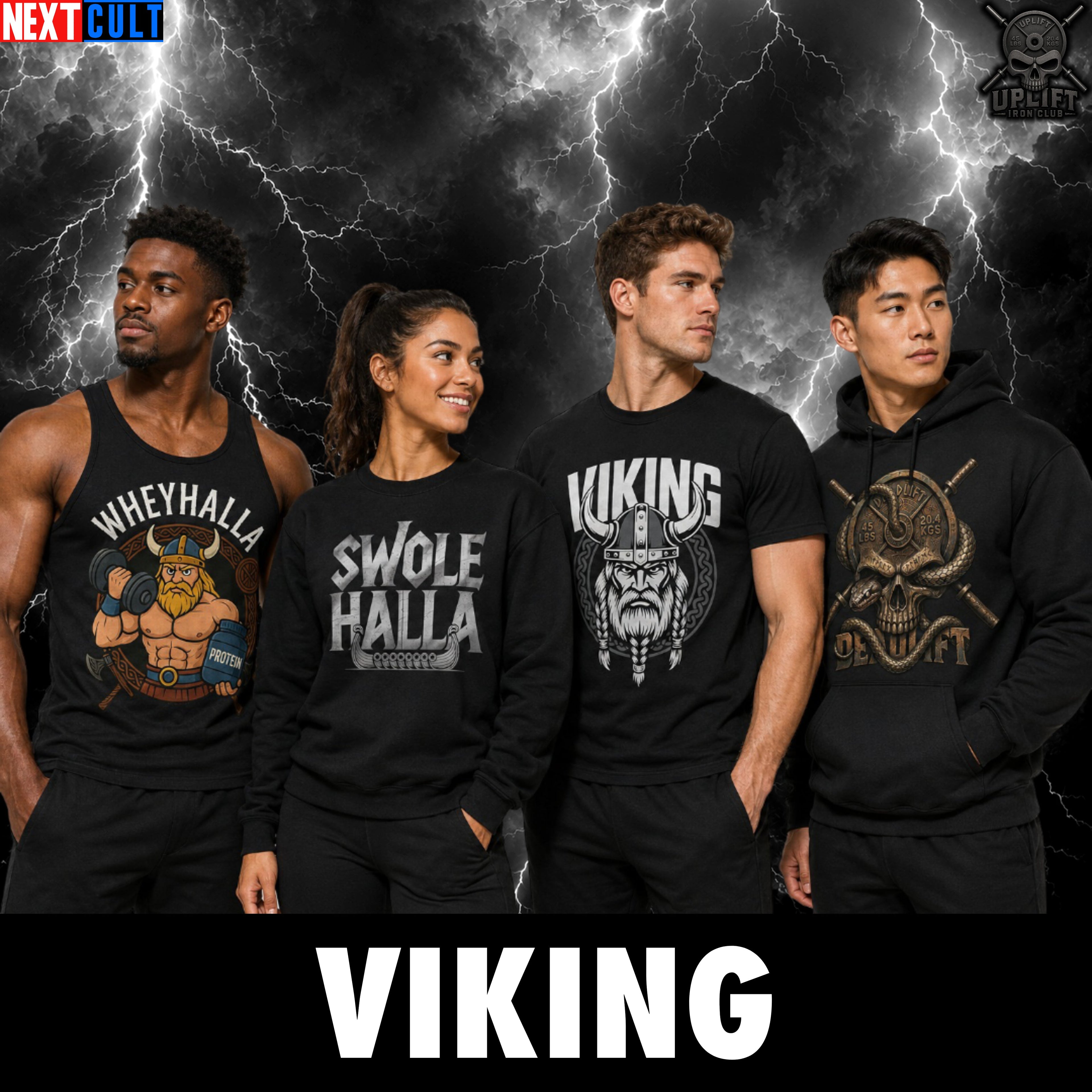 Funny Viking Gym Shirts & Tees – Legendary Pump Covers & Meme Tops