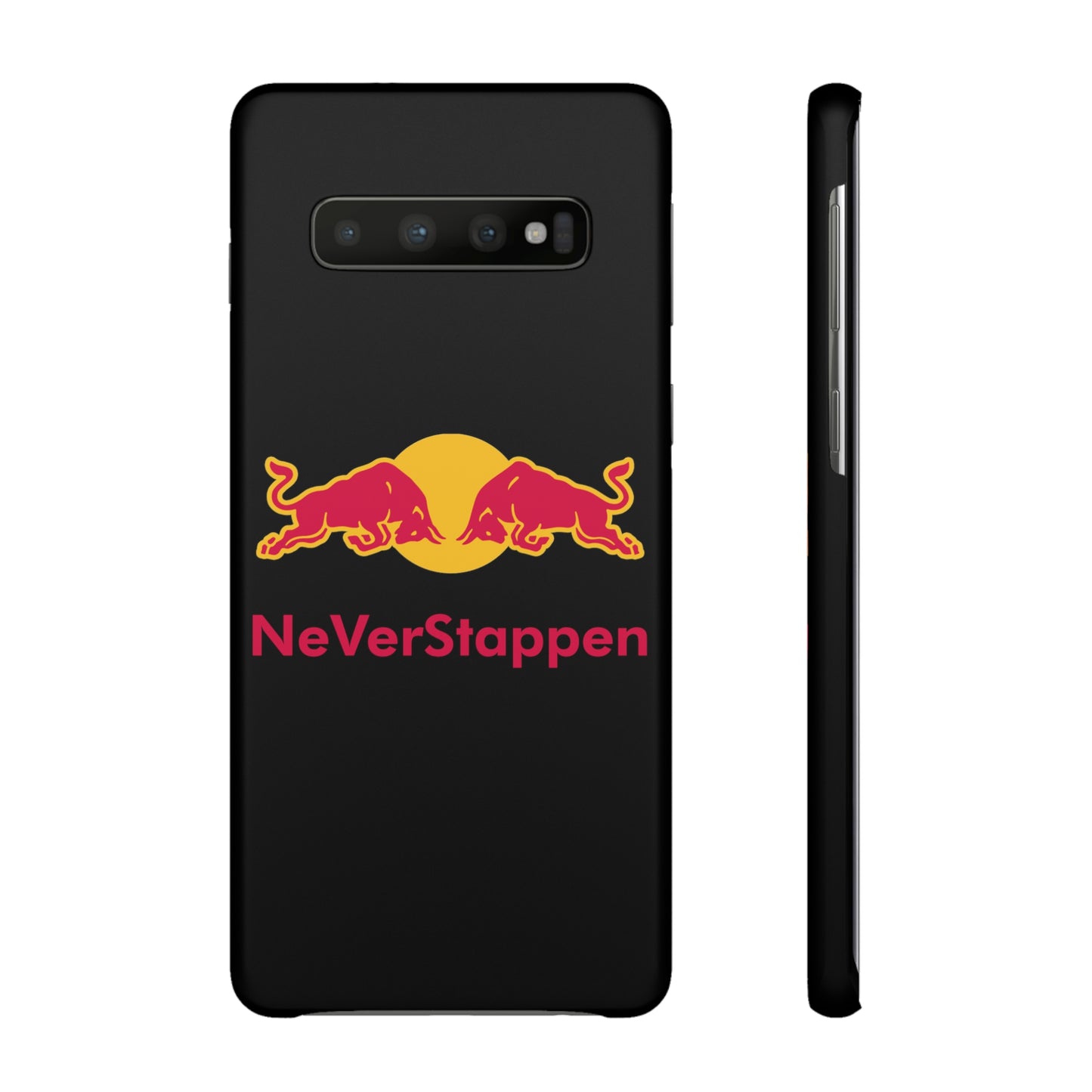 NeVerStappen Red Bull Formula 1 F1 Max Verstappen Snap Case Samsung Galaxy S10 Matte Mobile Phone Cases F1 Max Verstappen Red Bull Printify