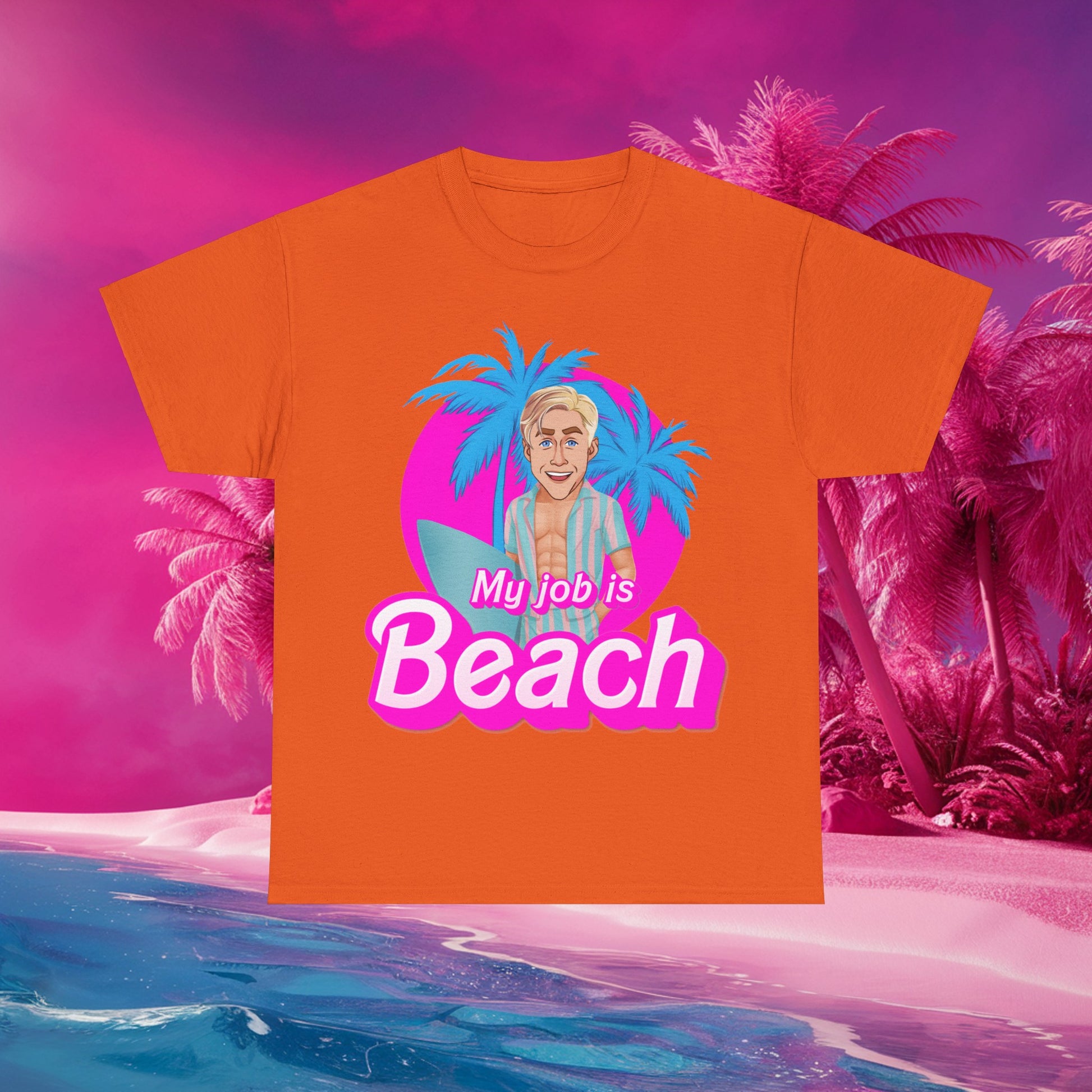 My Job Is Beach Tshirt Ken Shirt Barbie T-shirt Surfing Tee Surf T shirt Summer Shirt Vacation T-Shirt Surfing Gift for Surfer Summer Gift Next Cult Brand