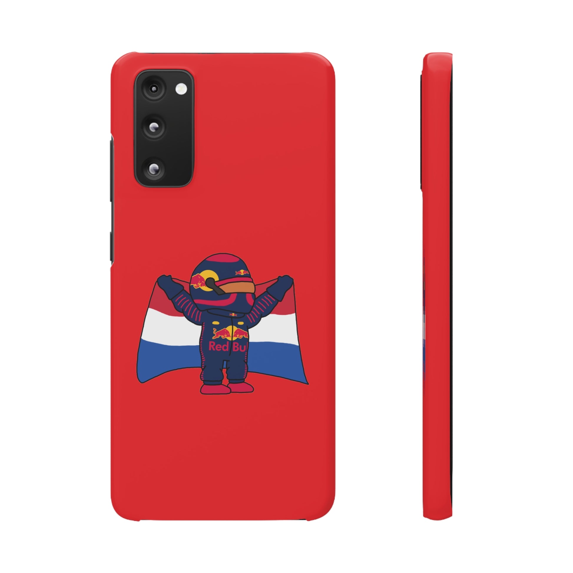 NeVerStappen Red Bull Formula 1 F1 Max Verstappen Snap Case Samsung Galaxy S20 FE Glossy Mobile Phone Cases F1 Max Verstappen Red Bull Printify