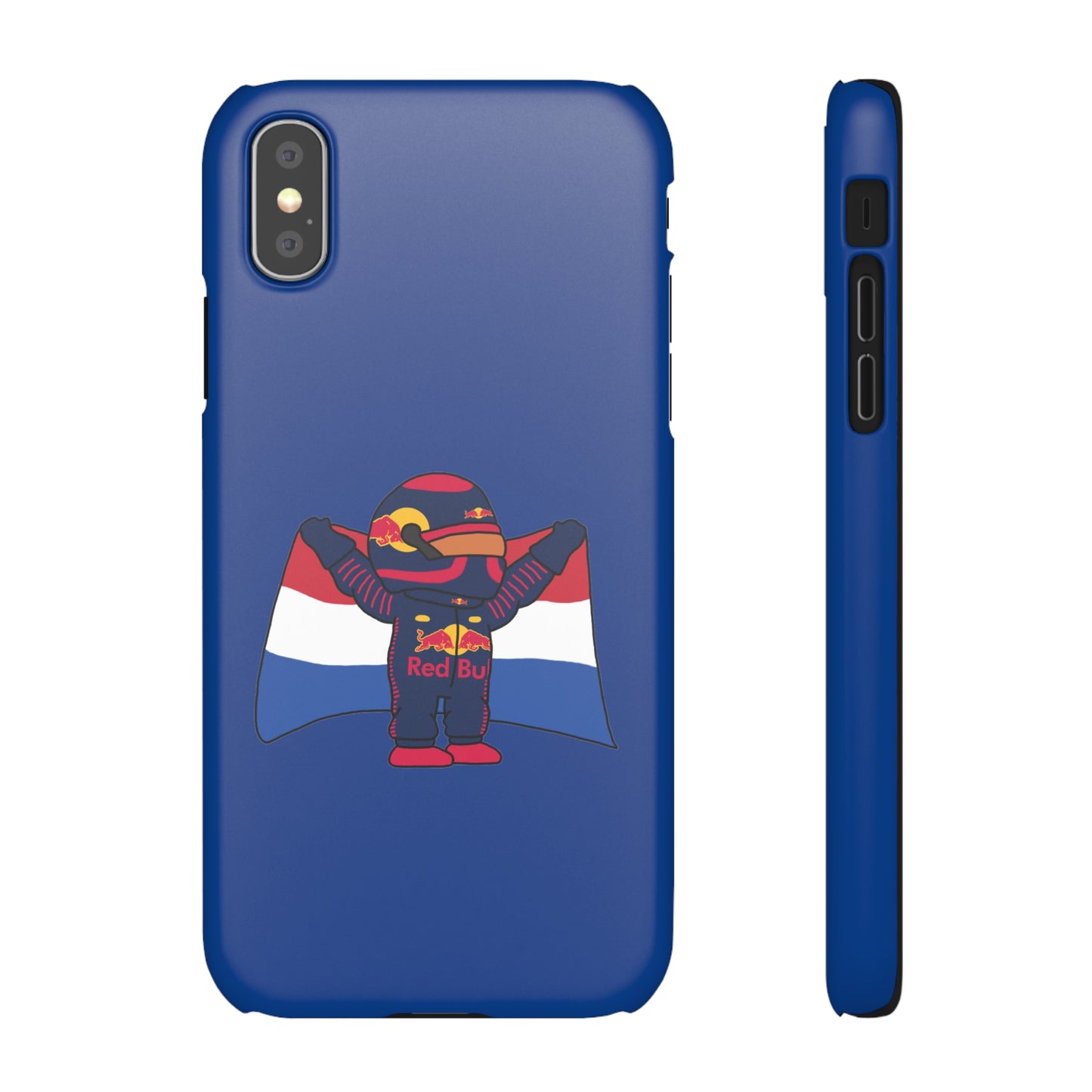 NeVerStappen Red Bull Formula 1 F1 Max Verstappen Snap Case iPhone XS Matte Mobile Phone Cases F1 Max Verstappen Red Bull Printify