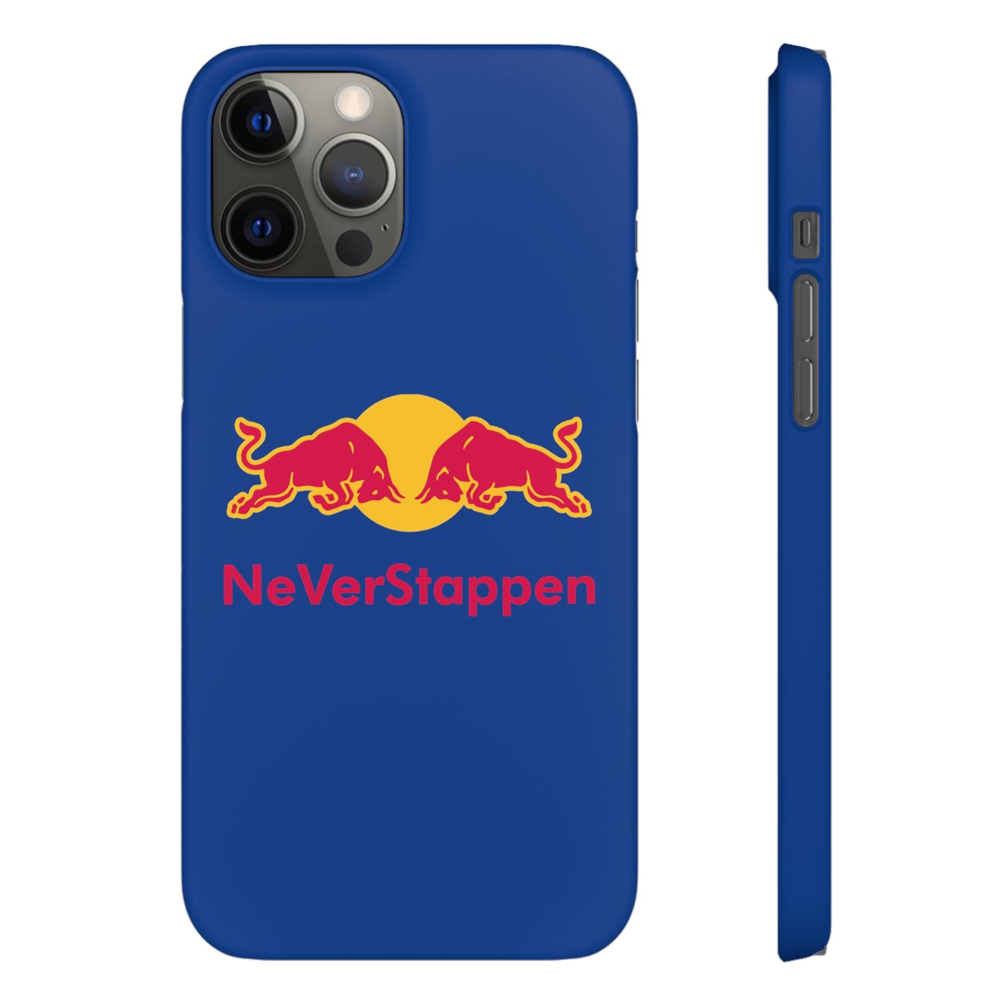 NeVerStappen Red Bull Formula 1 F1 Max Verstappen Snap Case iPhone 12 Pro Max Matte Mobile Phone Cases F1 Max Verstappen Red Bull Printify