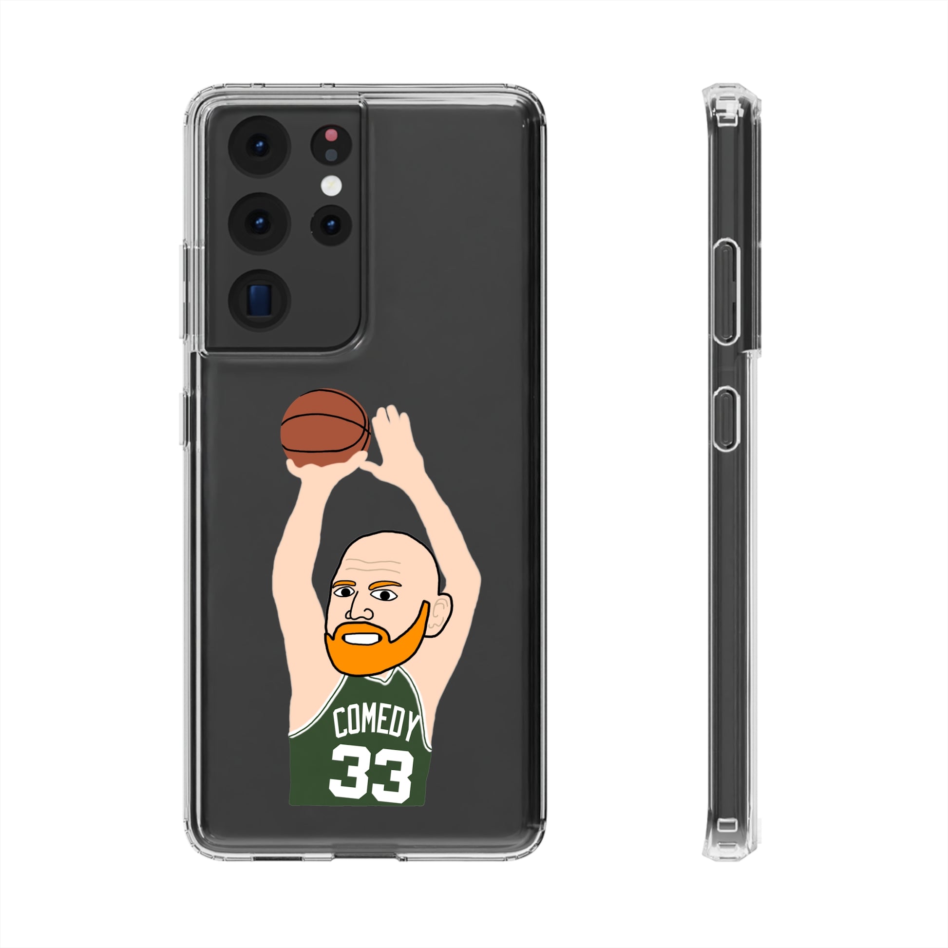 Bill Burrd Boston Celtics Larry Bird Bill Burr Clear Case Next Cult Brand