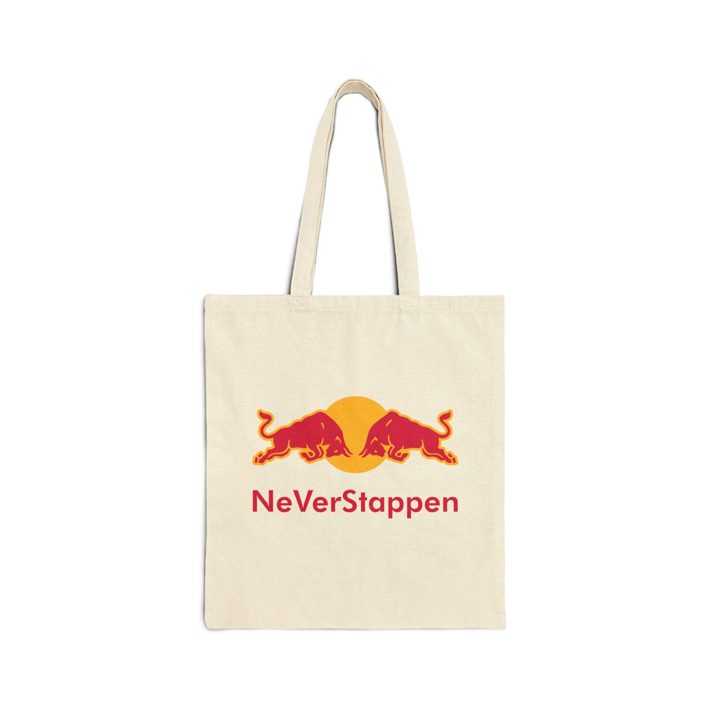 NeVerStappen Red Bull Max Vertsappen Cotton Canvas Tote Bag Next Cult Brand
