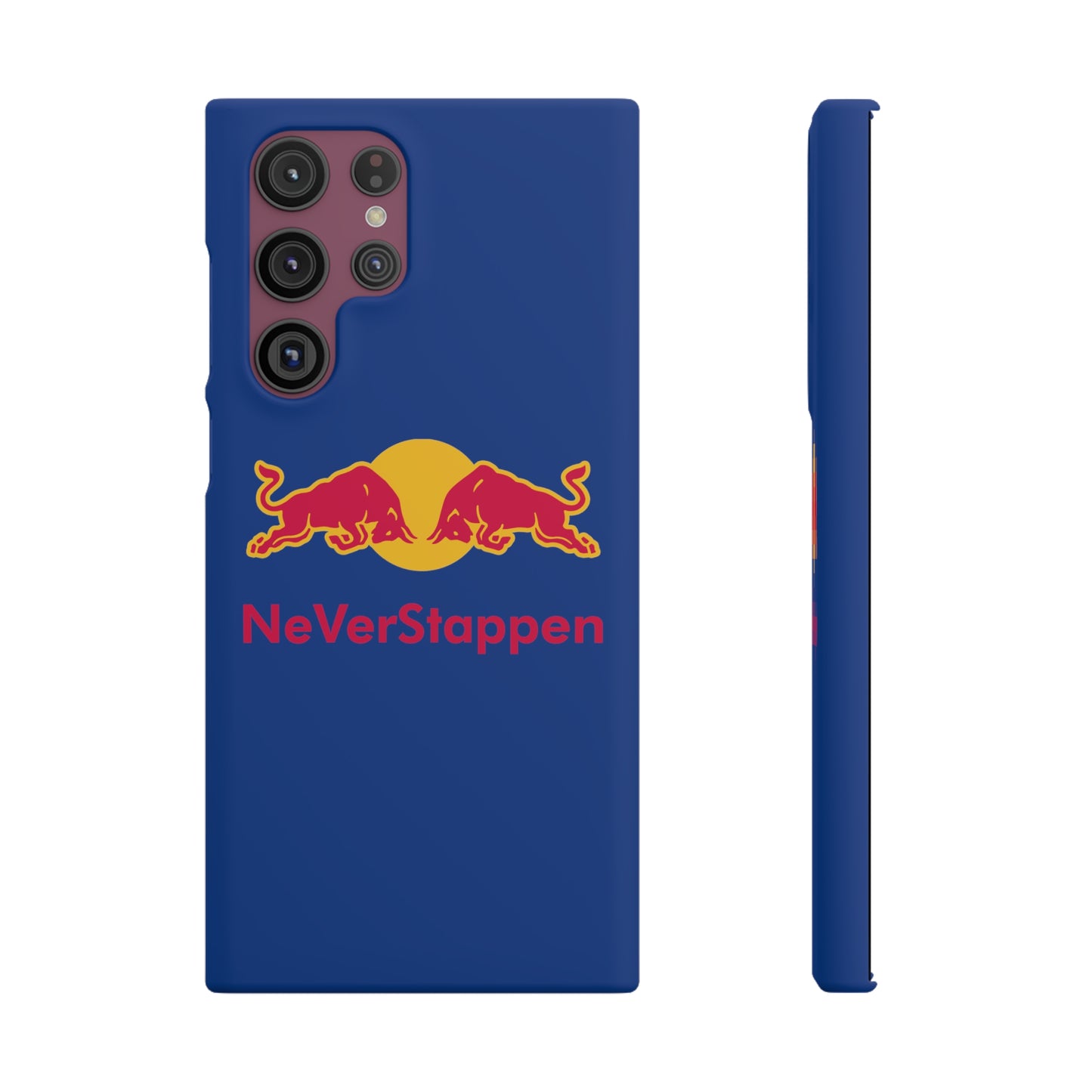 NeVerStappen Red Bull Formula 1 F1 Max Verstappen Snap Case Samsung Galaxy S22 Ultra Matte Mobile Phone Cases F1 Max Verstappen Red Bull Printify