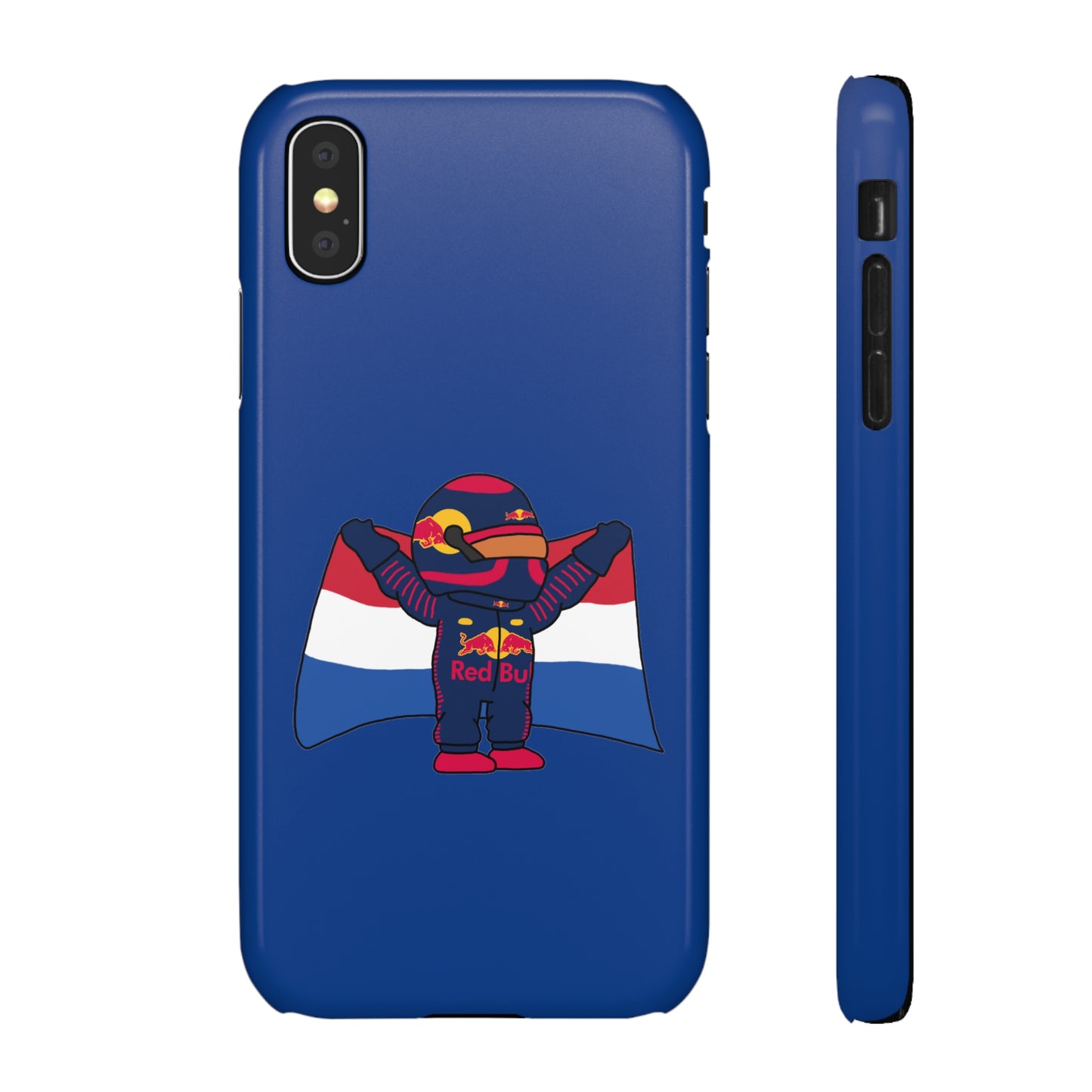 NeVerStappen Red Bull Formula 1 F1 Max Verstappen Snap Case iPhone X Glossy Mobile Phone Cases F1 Max Verstappen Red Bull Printify