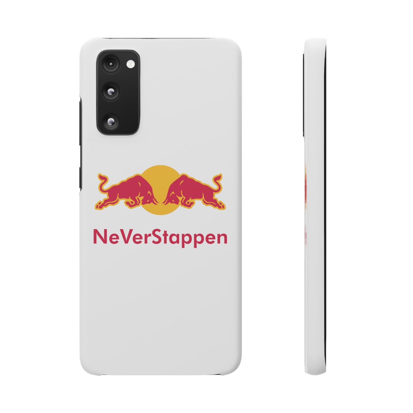 NeVerStappen Red Bull Formula 1 F1 Max Verstappen Snap Case Samsung Galaxy S20 FE Matte Mobile Phone Cases F1 Max Verstappen Red Bull Printify