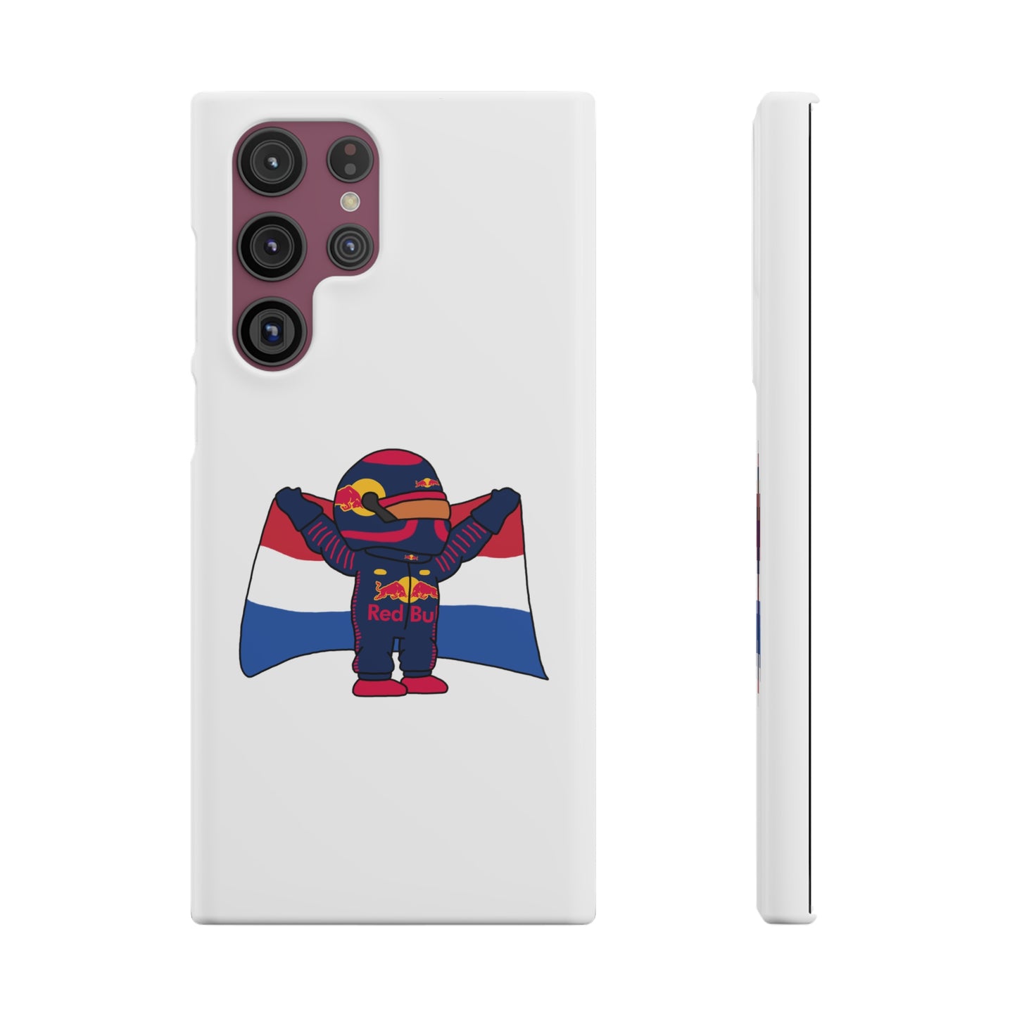 NeVerStappen Red Bull Formula 1 F1 Max Verstappen Snap Case Samsung Galaxy S22 Ultra Glossy Mobile Phone Cases F1 Max Verstappen Red Bull Printify