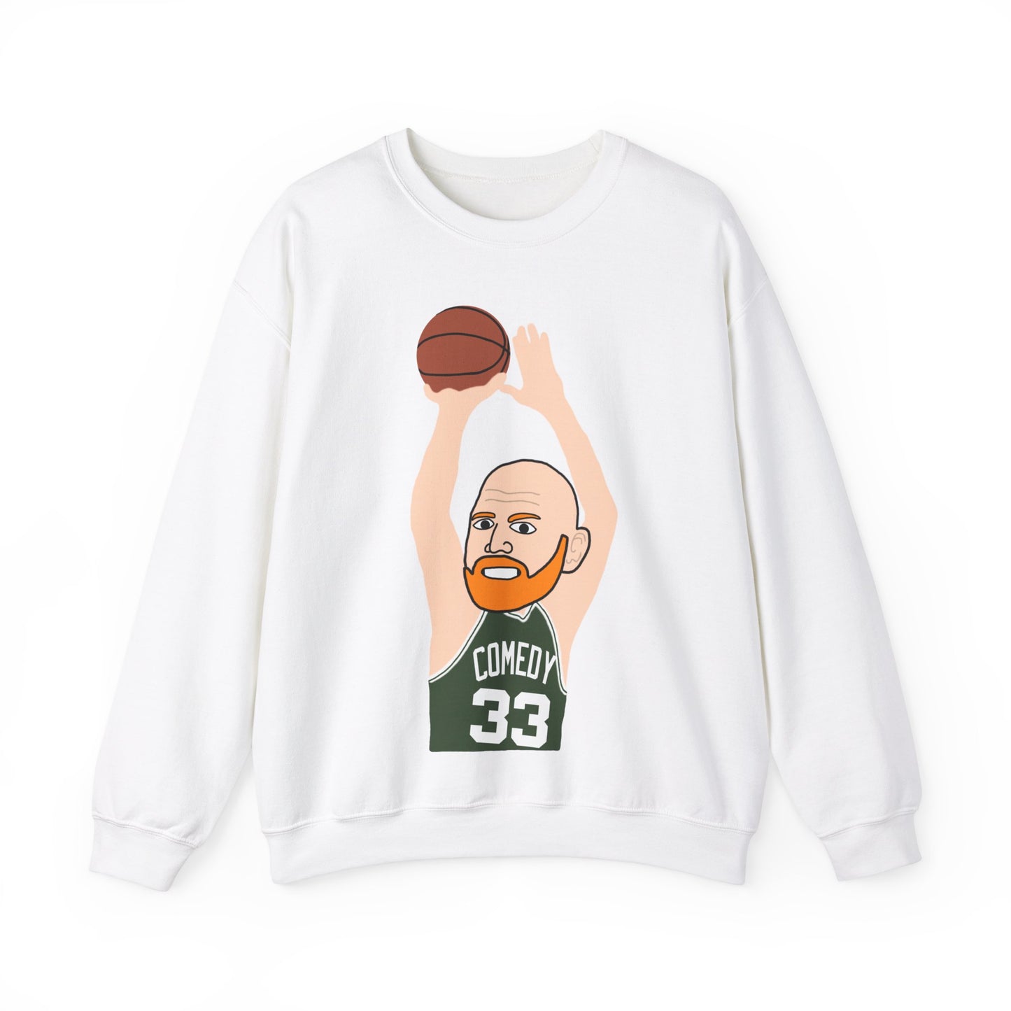 Bill Burr Sweatshirt Boston Celtics Sweater Larry Bird Jumper Monday Morning Podcast Merch Podcast Gift Celtics Fan Gift Basketball Fan Gift Next Cult Brand Bill Burr, Monday Morning Podcast, Podcasts, Stand-up Comedy