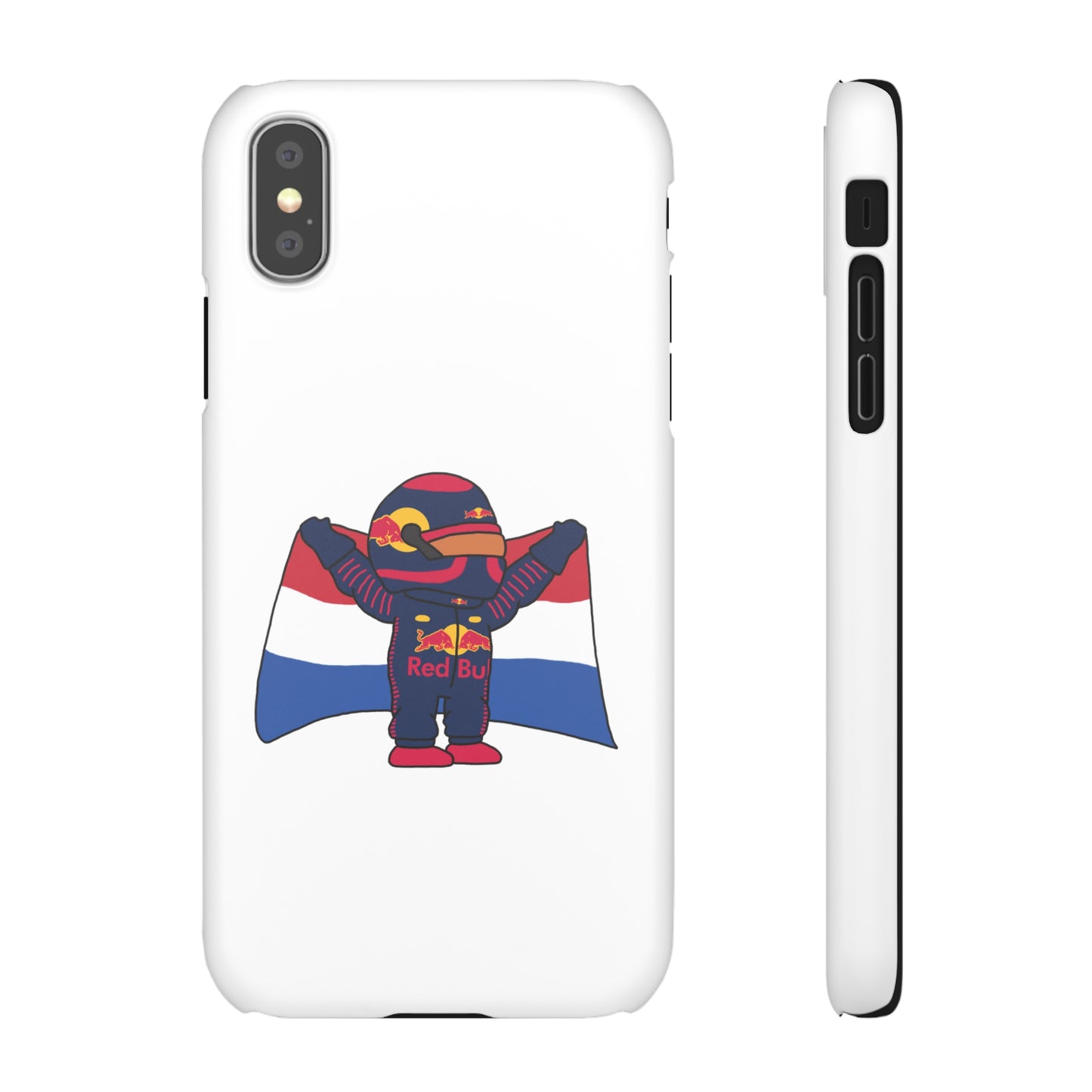 NeVerStappen Red Bull Formula 1 F1 Max Verstappen Snap Case iPhone XS Matte Mobile Phone Cases F1 Max Verstappen Red Bull Printify