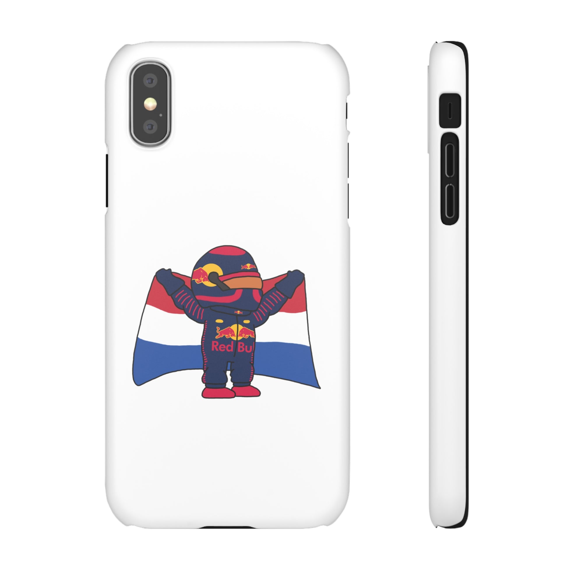 NeVerStappen Red Bull Formula 1 F1 Max Verstappen Snap Case iPhone XS Matte Mobile Phone Cases F1 Max Verstappen Red Bull Printify