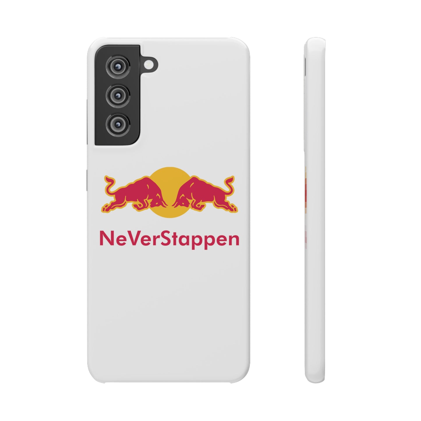 NeVerStappen Red Bull Formula 1 F1 Max Verstappen Snap Case Samsung Galaxy S21 FE Glossy Mobile Phone Cases F1 Max Verstappen Red Bull Printify