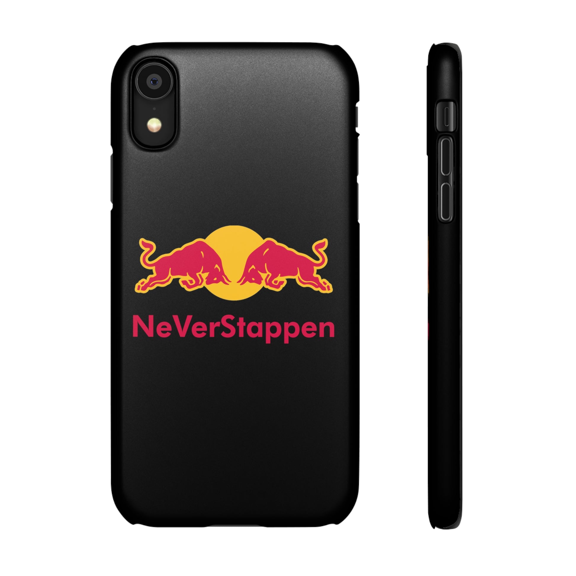 NeVerStappen Red Bull Formula 1 F1 Max Verstappen Snap Case iPhone XR Matte Mobile Phone Cases F1 Max Verstappen Red Bull Printify