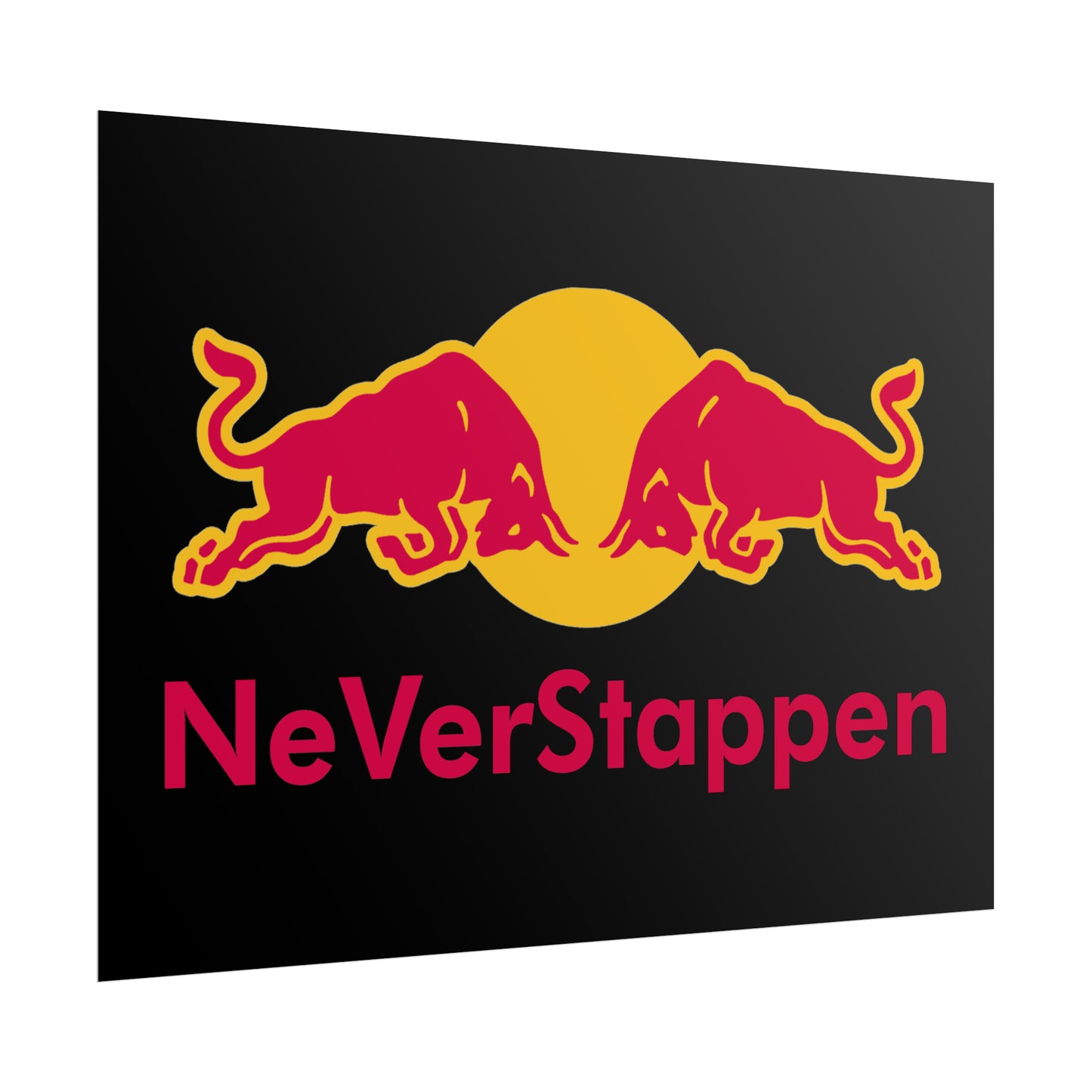 NeVerStappen Red Bull Formula 1 F1 Max Verstappen Poster Posters F1 Max Verstappen Red Bull Printify