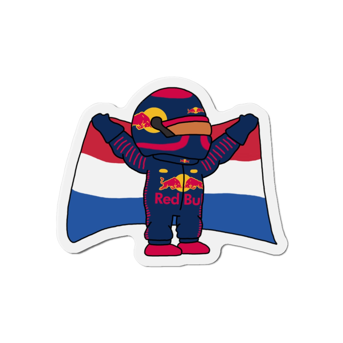 NeVerStappen Red Bull Formula 1 F1 Max Verstappen Magnets Magnets F1 Max Verstappen Red Bull Printify