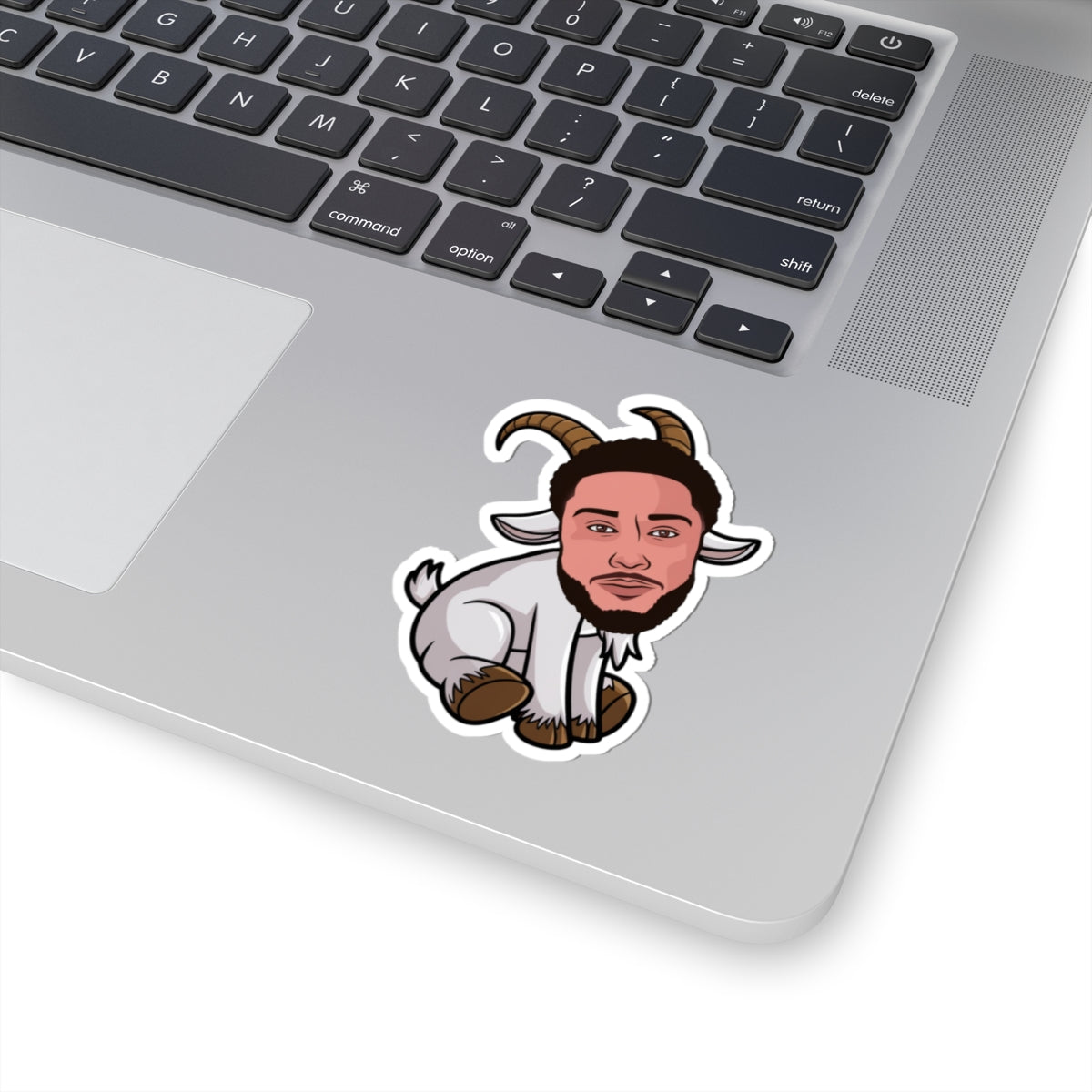 Ben Simmons GOAT Sticker - Funny Basketball Meme Decal - Greatest of All Time Print for Basketball Fans - Perfect Gift for Ben Simmons Fans 3" × 3" White Stickers Basketball Ben Simmons Brooklyn Nets G.O.A.T. NBA Printify