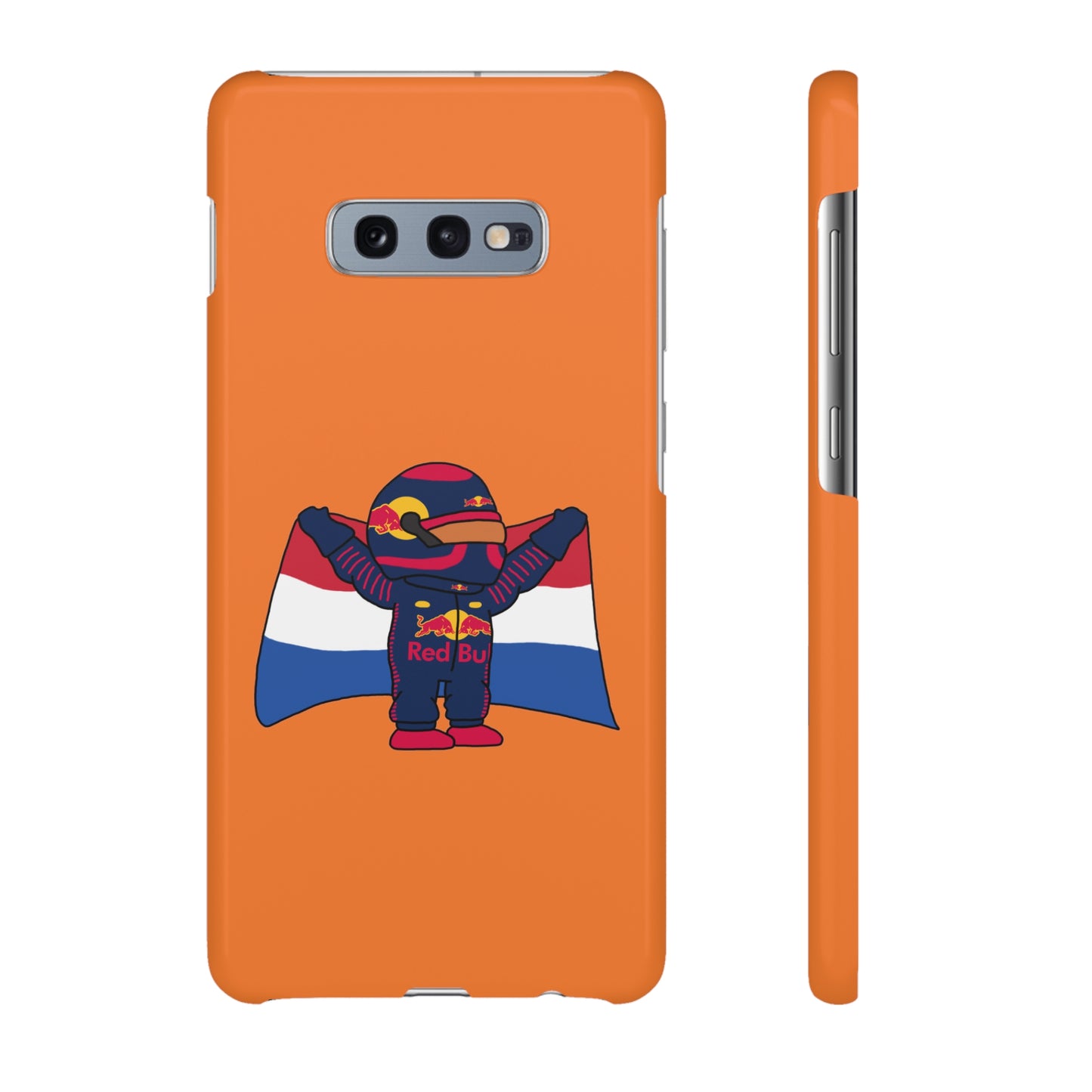 NeVerStappen Red Bull Formula 1 F1 Max Verstappen Snap Case Samsung Galaxy S10E Glossy Mobile Phone Cases F1 Max Verstappen Red Bull Printify