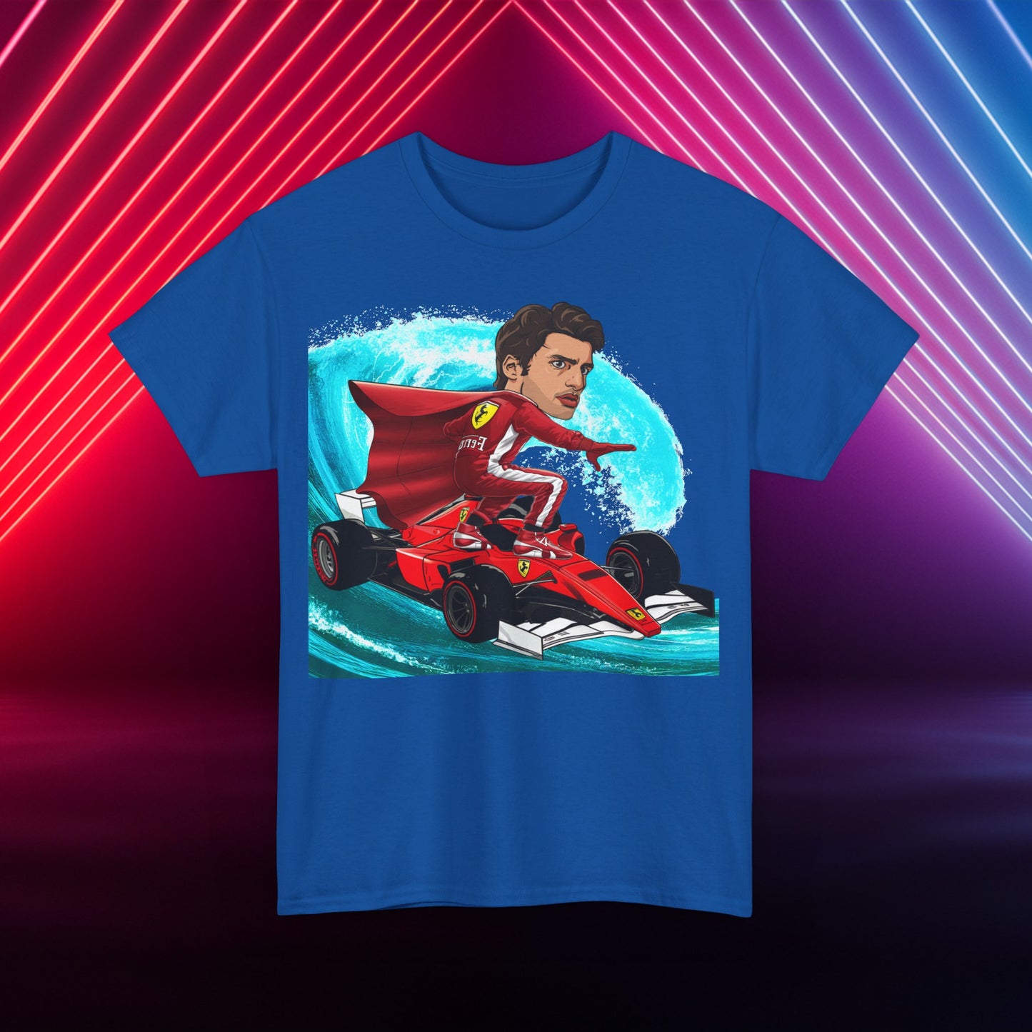 Carlos Sainz T-shirt Carlos Sainz Shirt Smooth Operator Shirt Ferrari T shirt Formula 1 Tee F1 Tshirt Ferrari Gift Ferrari Fan Shirt F1 Gift Royal T-shirts Carlos Sainz F1 Ferrari Printify