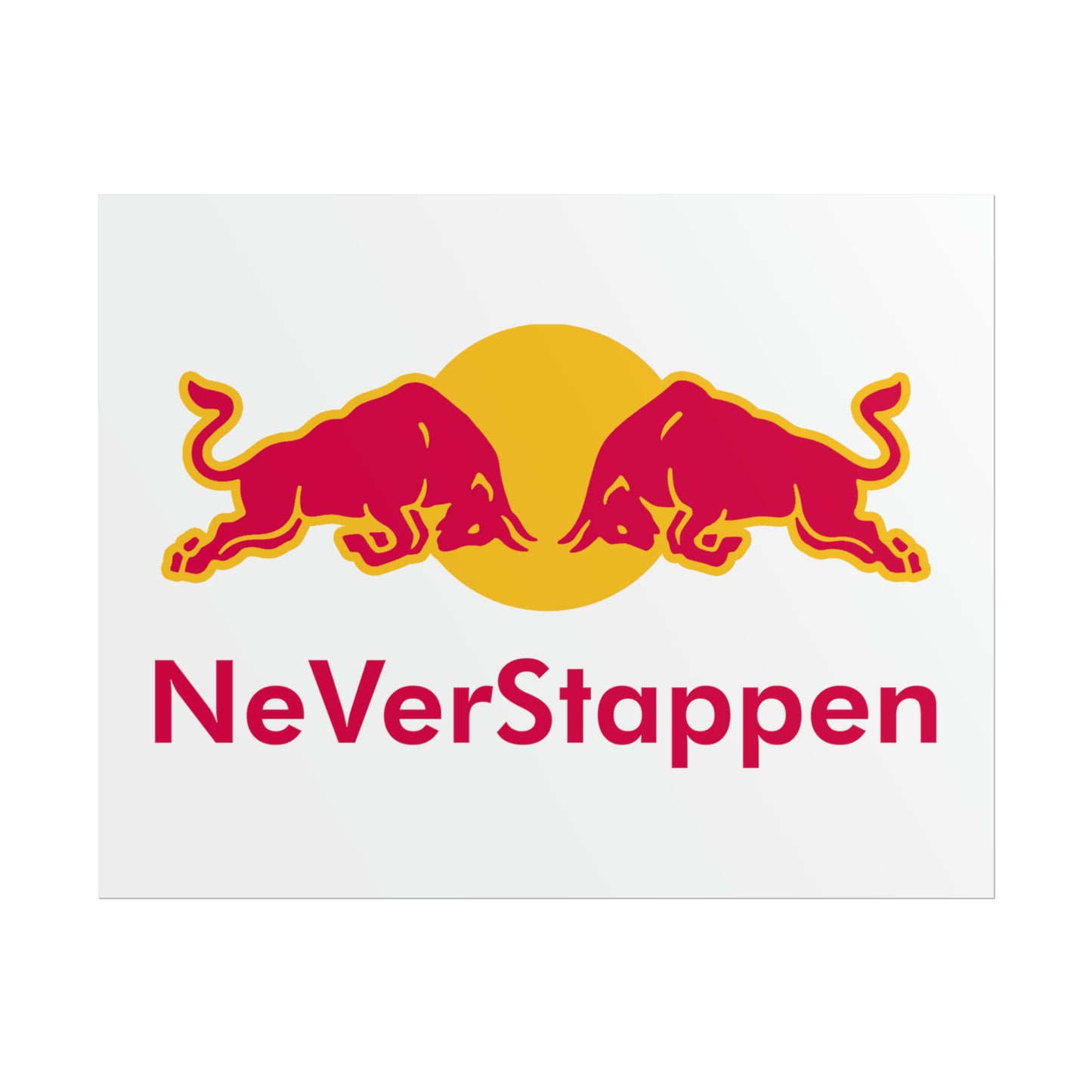 NeVerStappen Red Bull Formula 1 F1 Max Verstappen Poster Posters F1 Max Verstappen Red Bull Printify