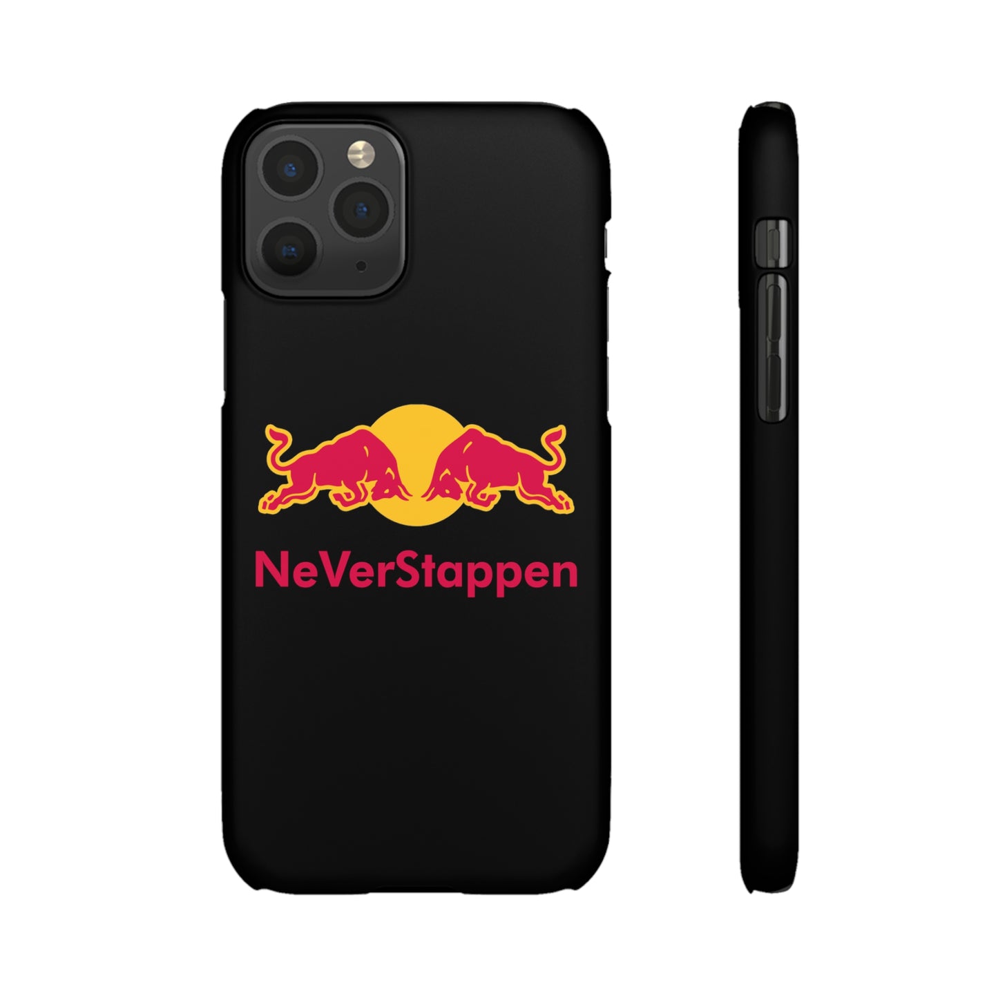 NeVerStappen Red Bull Formula 1 F1 Max Verstappen Snap Case iPhone 11 Pro Matte Mobile Phone Cases F1 Max Verstappen Red Bull Printify