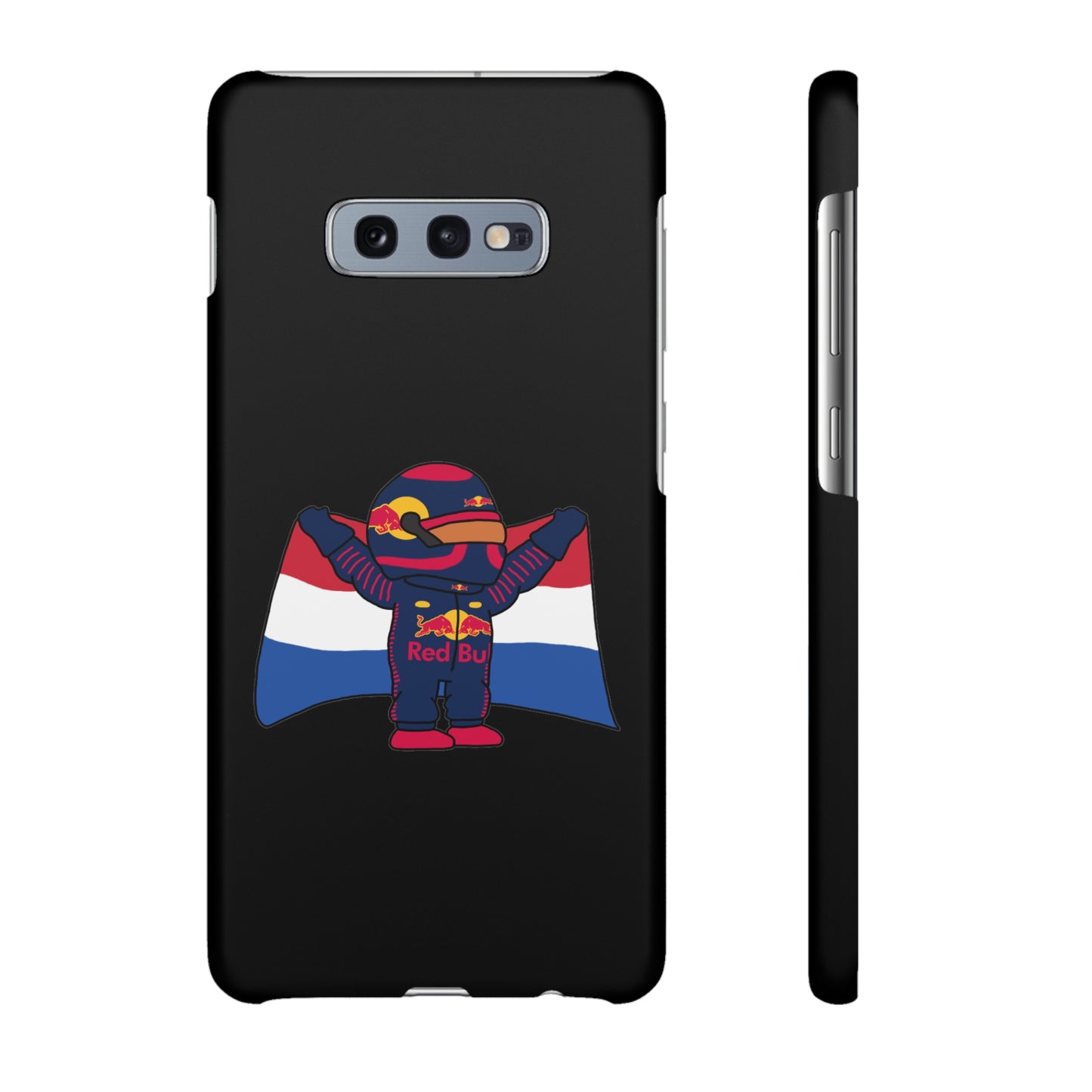 NeVerStappen Red Bull Formula 1 F1 Max Verstappen Snap Case Samsung Galaxy S10E Matte Mobile Phone Cases F1 Max Verstappen Red Bull Printify