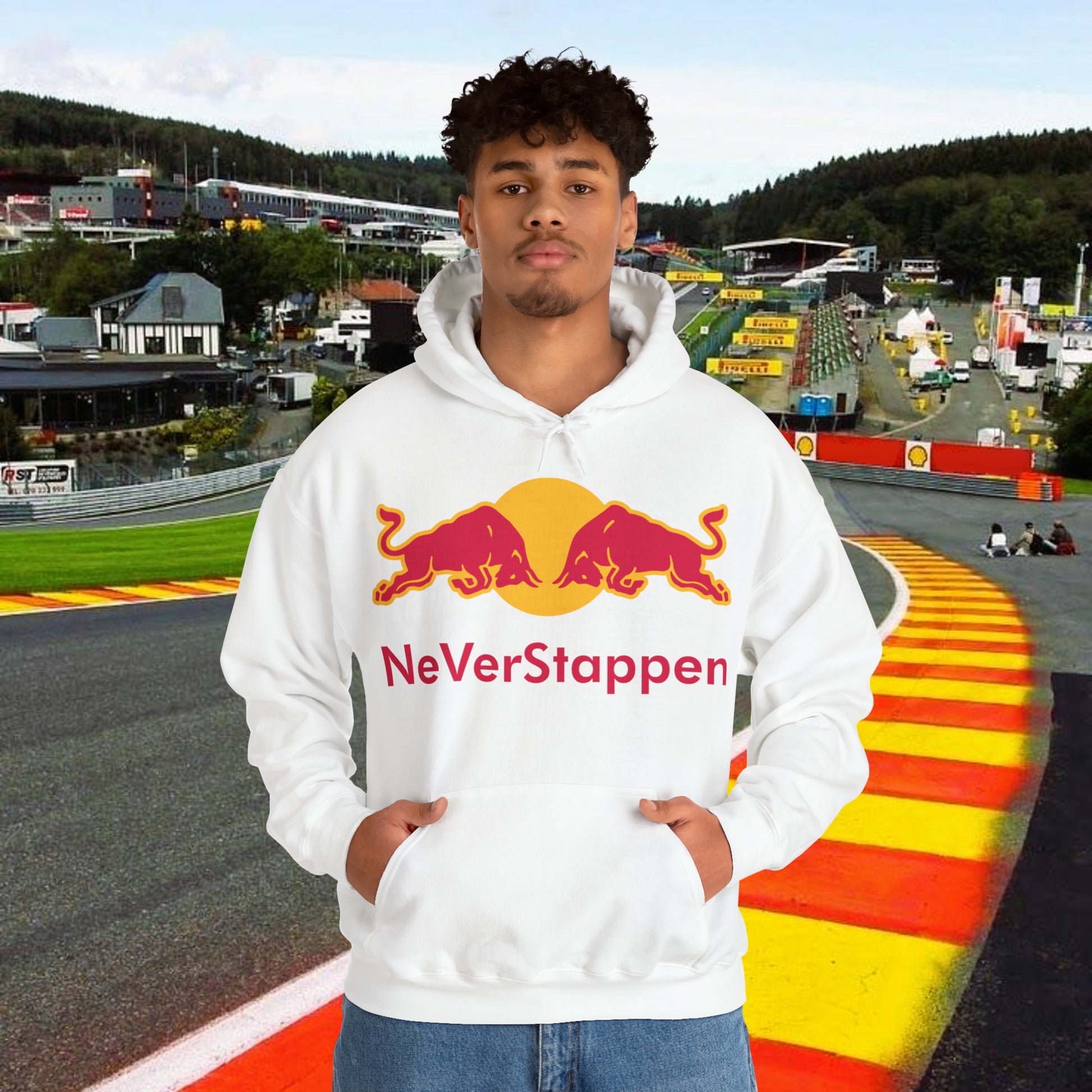 Max Verstappen Hoodie Verstappen Jumper Red Bull Pullover F1 Hoodie Formula 1 Hoodie F1 Gift Formula 1 Gift Red Bull Fan Gift Racing Gift White Hoodies F1 Max Verstappen Red Bull Printify