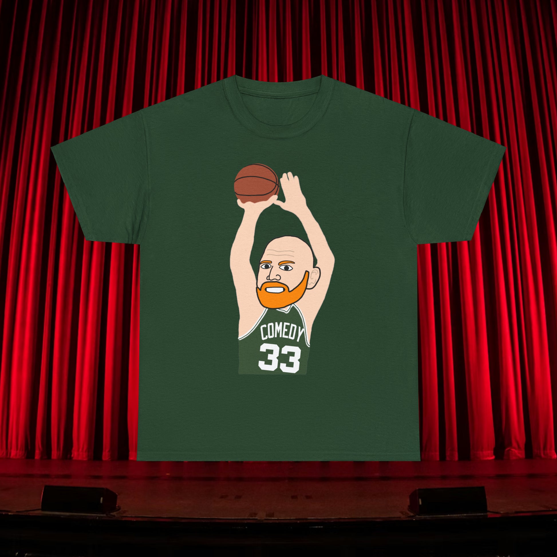 Bill Burr Tshirt Boston Celtics Shirt Larry Bird T-shirt Monday Morning Podcast Merch Podcast Gift Celtics Fan Gift Basketball Fan Gift Next Cult Brand Bill Burr, Monday Morning Podcast, Podcasts, Stand-up Comedy
