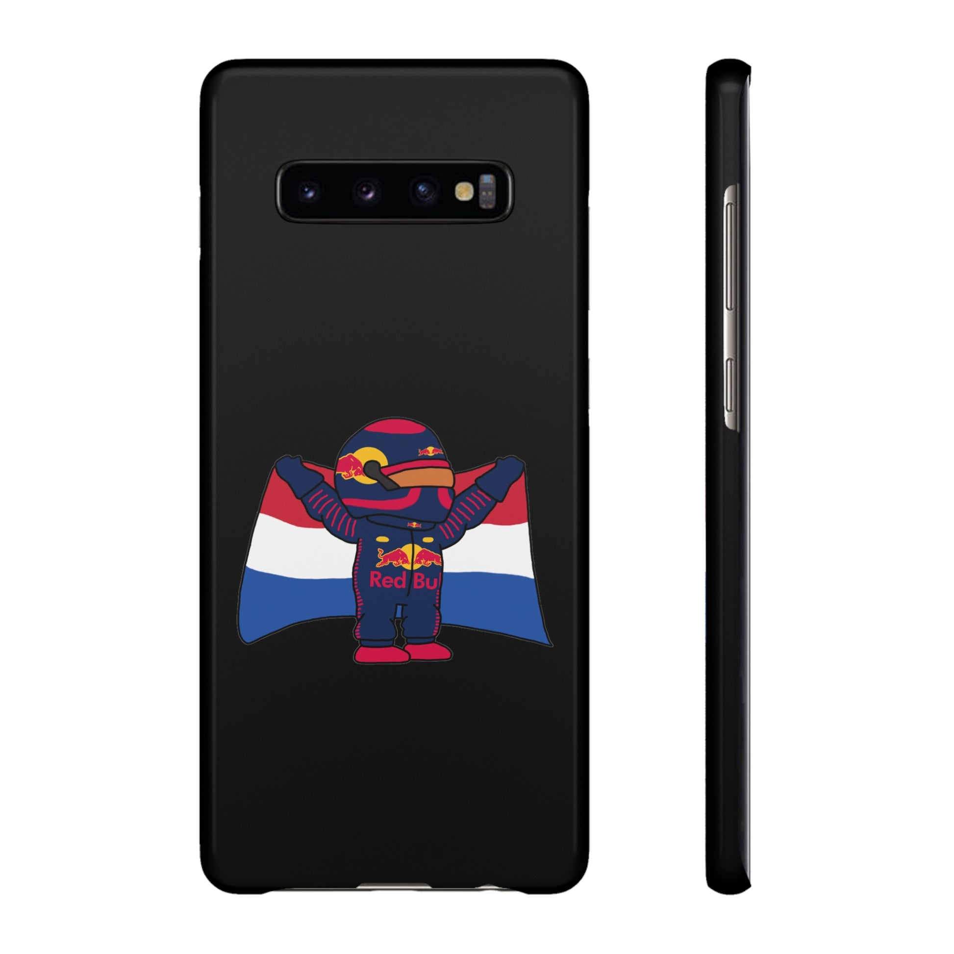 NeVerStappen Red Bull Formula 1 F1 Max Verstappen Snap Case Samsung Galaxy S10 Plus Glossy Mobile Phone Cases F1 Max Verstappen Red Bull Printify