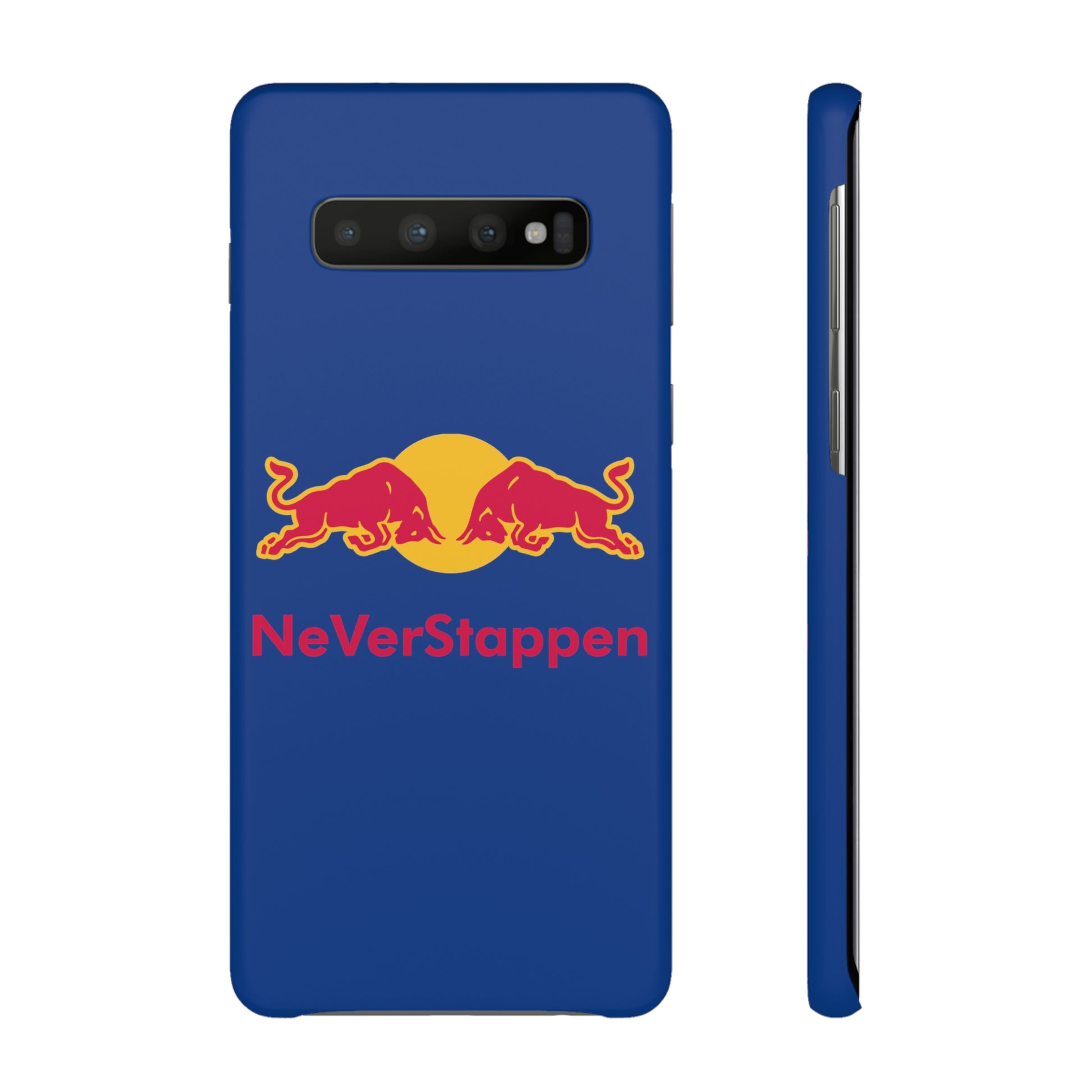 NeVerStappen Red Bull Formula 1 F1 Max Verstappen Snap Case Samsung Galaxy S10 Matte Mobile Phone Cases F1 Max Verstappen Red Bull Printify