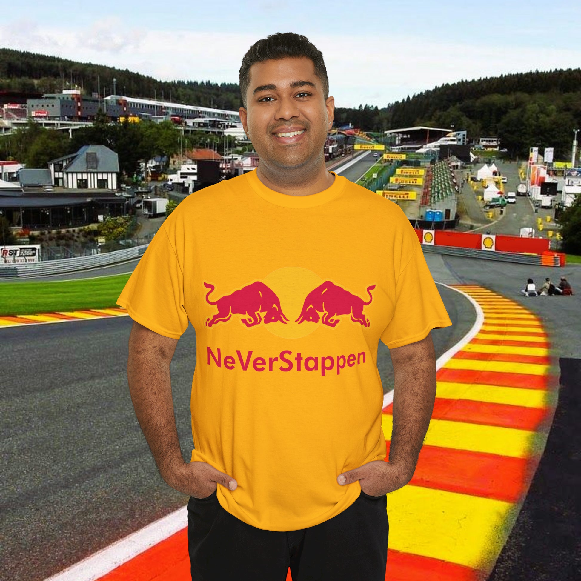 Max Verstappen Shirt Verstappen T-shirt Red Bull T shirt F1 tshirt Formula 1 tee F1 Gift Formula 1 Gift Red Bull Fan Gift Funny Racing Shirt Gold T-shirts F1 Max Verstappen Red Bull Printify