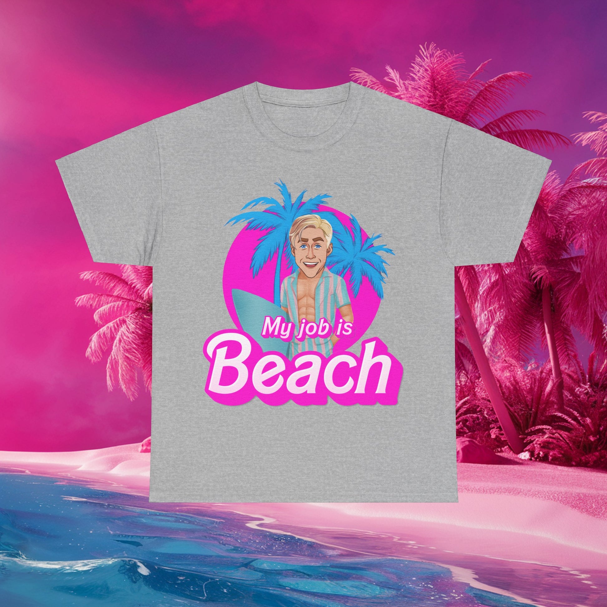 My Job Is Beach Tshirt Ken Shirt Barbie T-shirt Surfing Tee Surf T shirt Summer Shirt Vacation T-Shirt Surfing Gift for Surfer Summer Gift Next Cult Brand