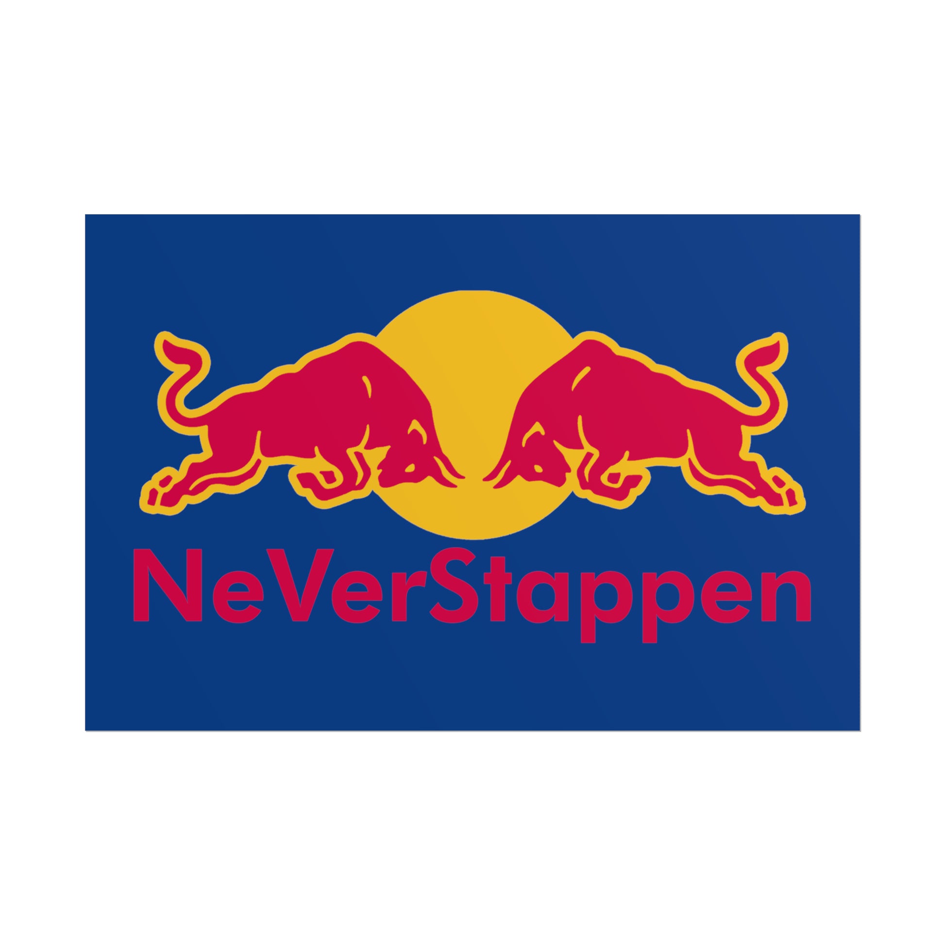 NeVerStappen Red Bull Formula 1 F1 Max Verstappen Poster Posters F1 Max Verstappen Red Bull Printify