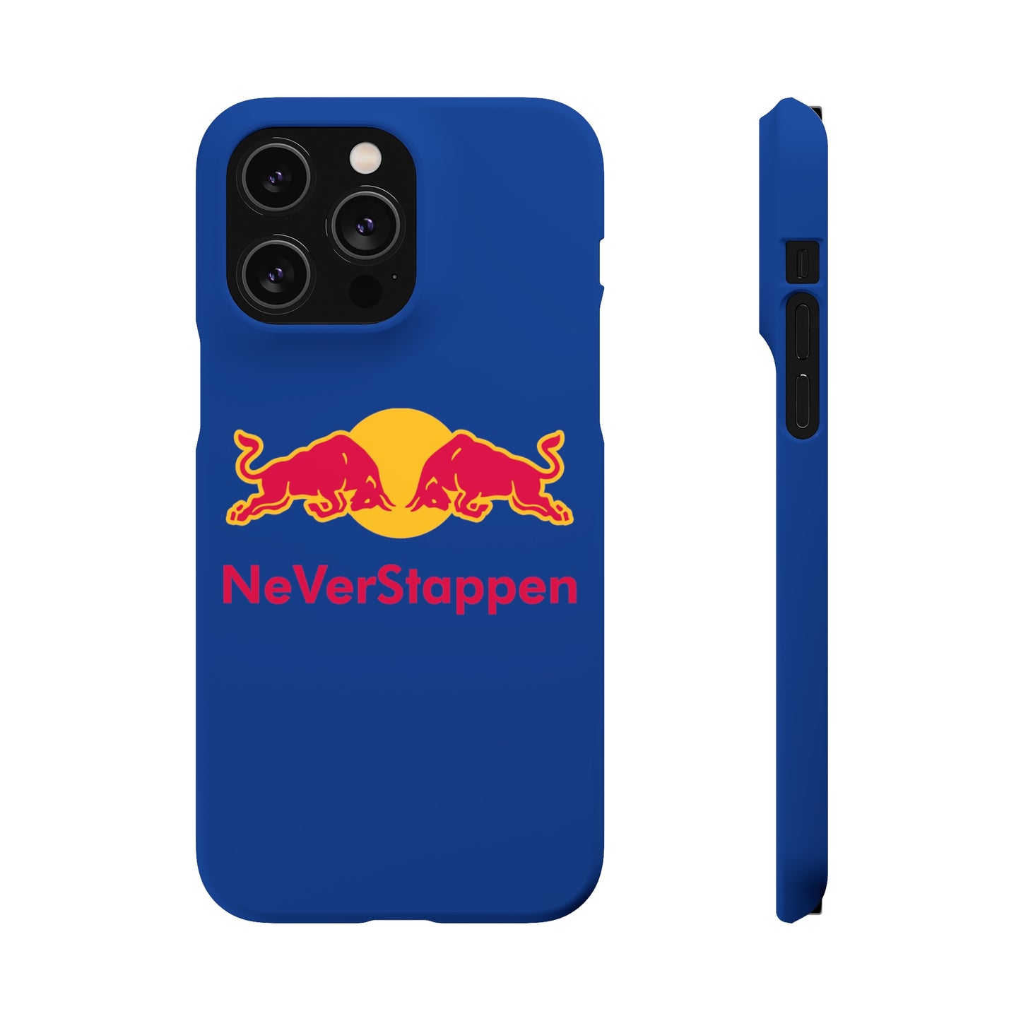 NeVerStappen Red Bull Formula 1 F1 Max Verstappen Snap Case iPhone 14 Pro Max Matte Mobile Phone Cases F1 Max Verstappen Red Bull Printify