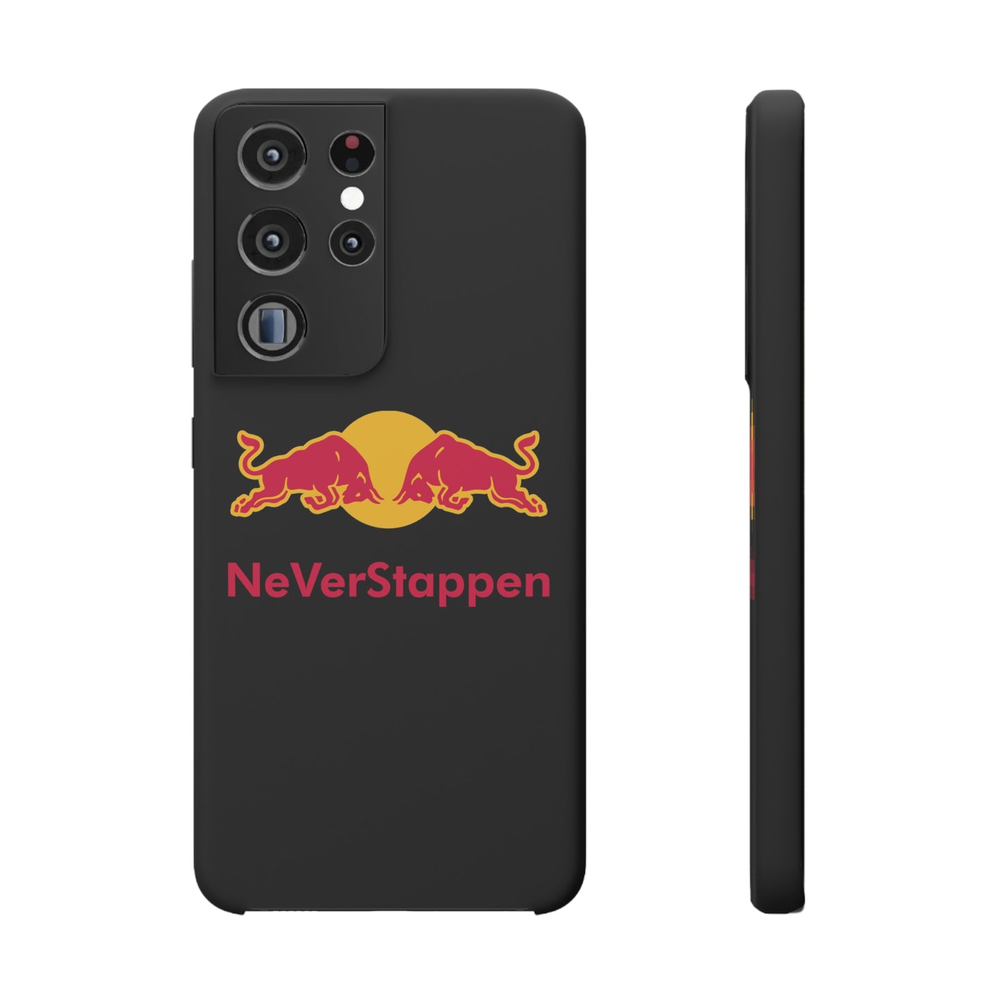 NeVerStappen Red Bull Formula 1 F1 Max Verstappen Snap Case Samsung Galaxy S21 Ultra Matte Mobile Phone Cases F1 Max Verstappen Red Bull Printify