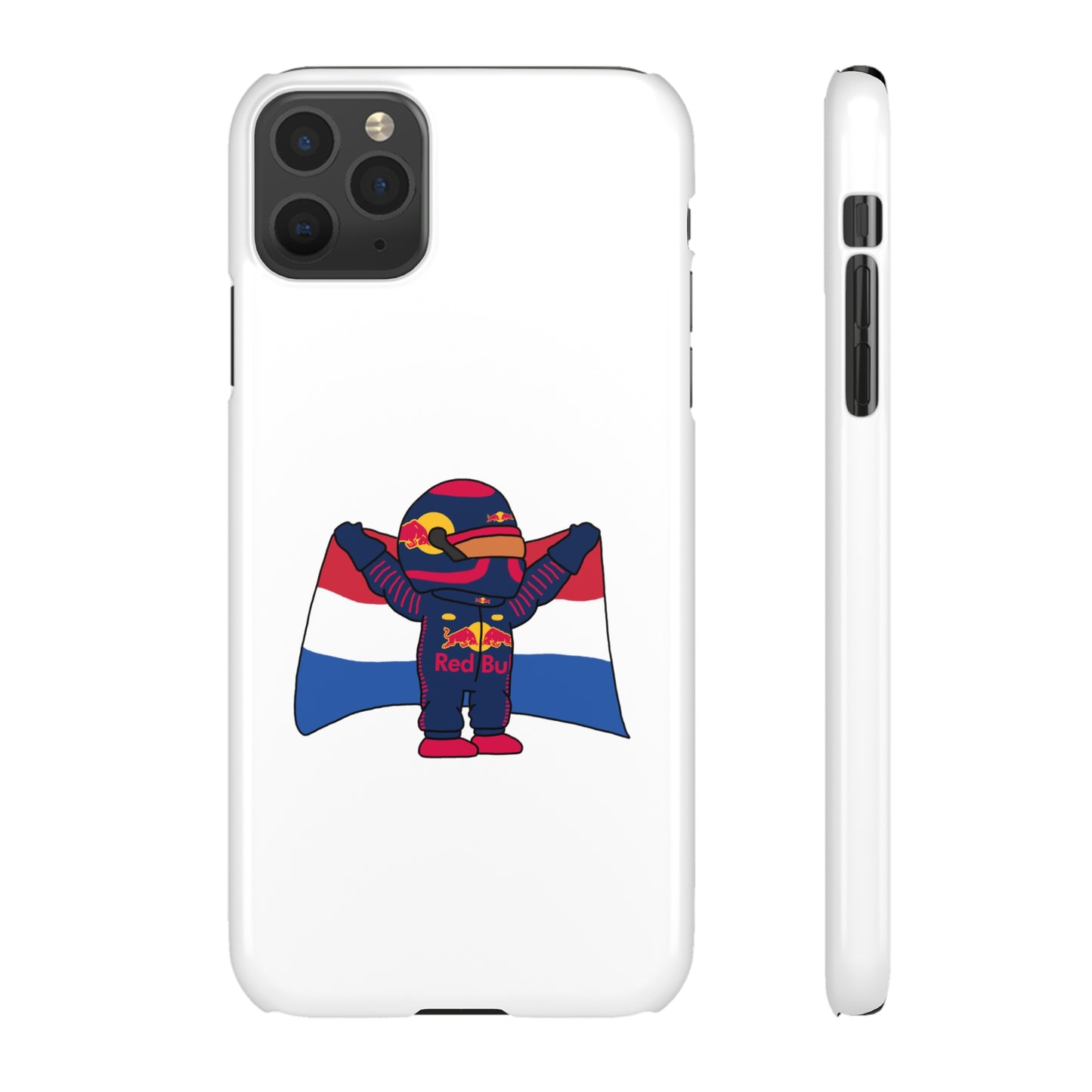 NeVerStappen Red Bull Formula 1 F1 Max Verstappen Snap Case iPhone 11 Pro Max Glossy Mobile Phone Cases F1 Max Verstappen Red Bull Printify