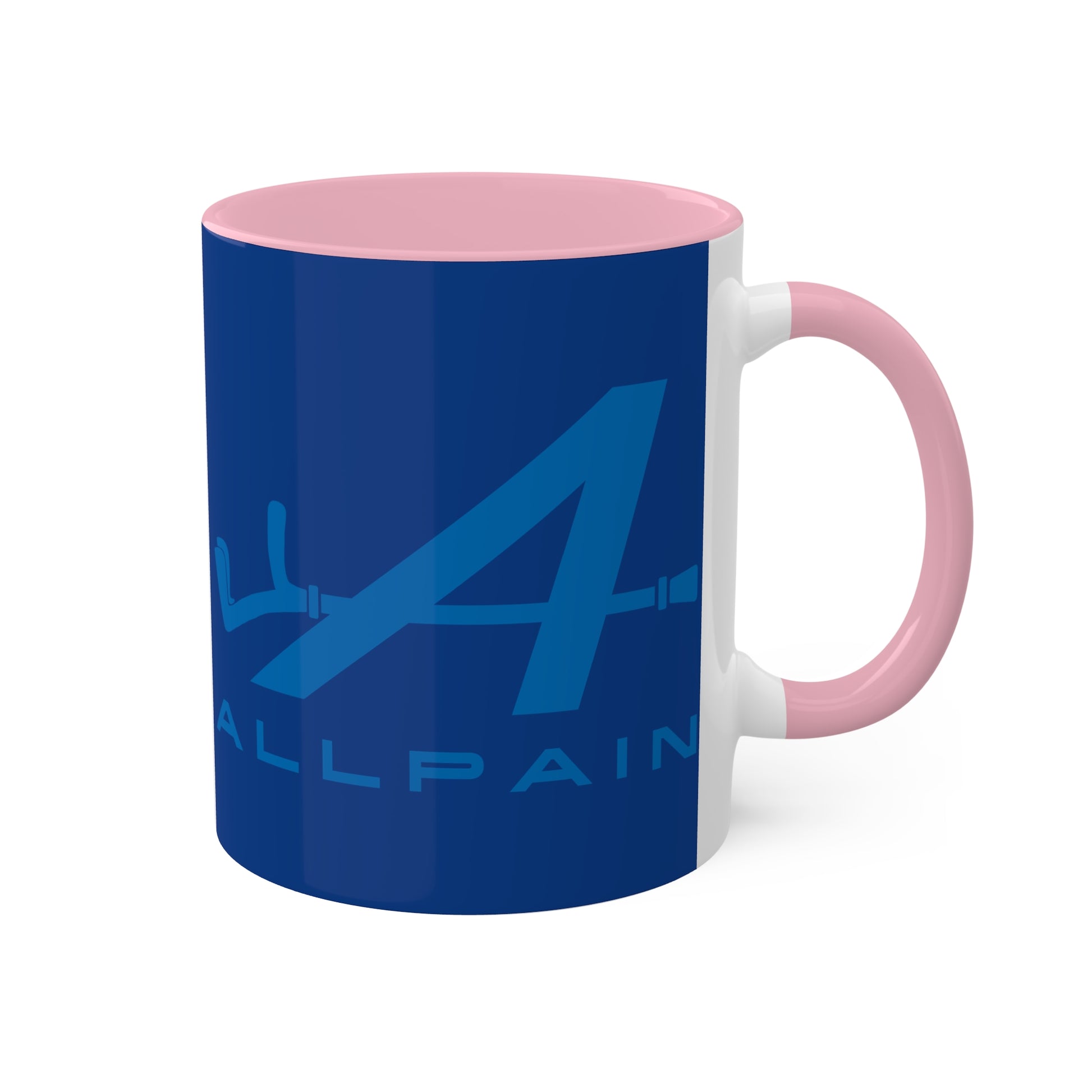 Allpain Alpine F1 Formula 1 Pierre Gasly Esteban Ocon Colorful Mug, 11oz Mugs Alpine F1 Printify